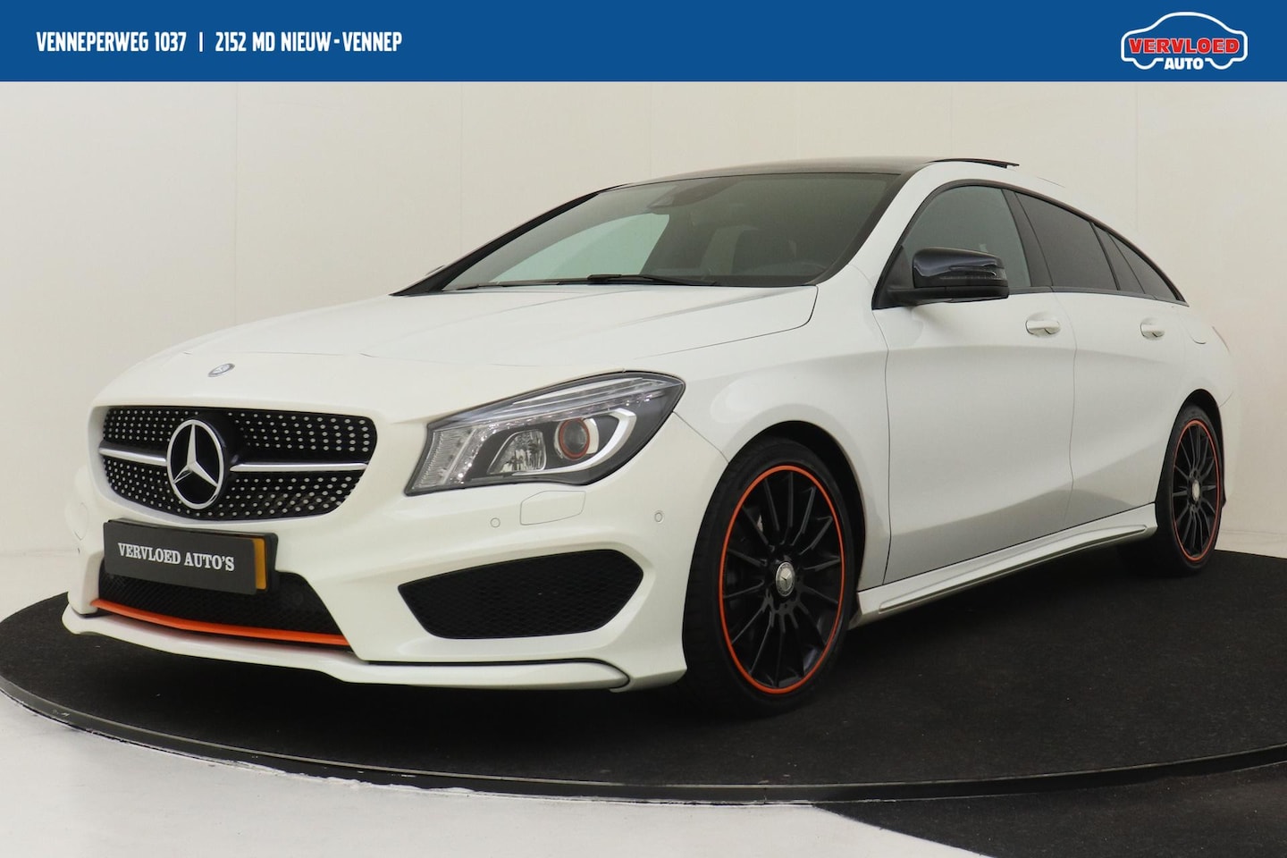 Mercedes-Benz CLA-klasse Shooting Brake - 250/210PK 4MATIC ORANGEART EDITION -PANO.DAK|HARMAN/KARDON|EXCLUSIEF&NIGHT-PACK|CAMERA|STA - AutoWereld.nl