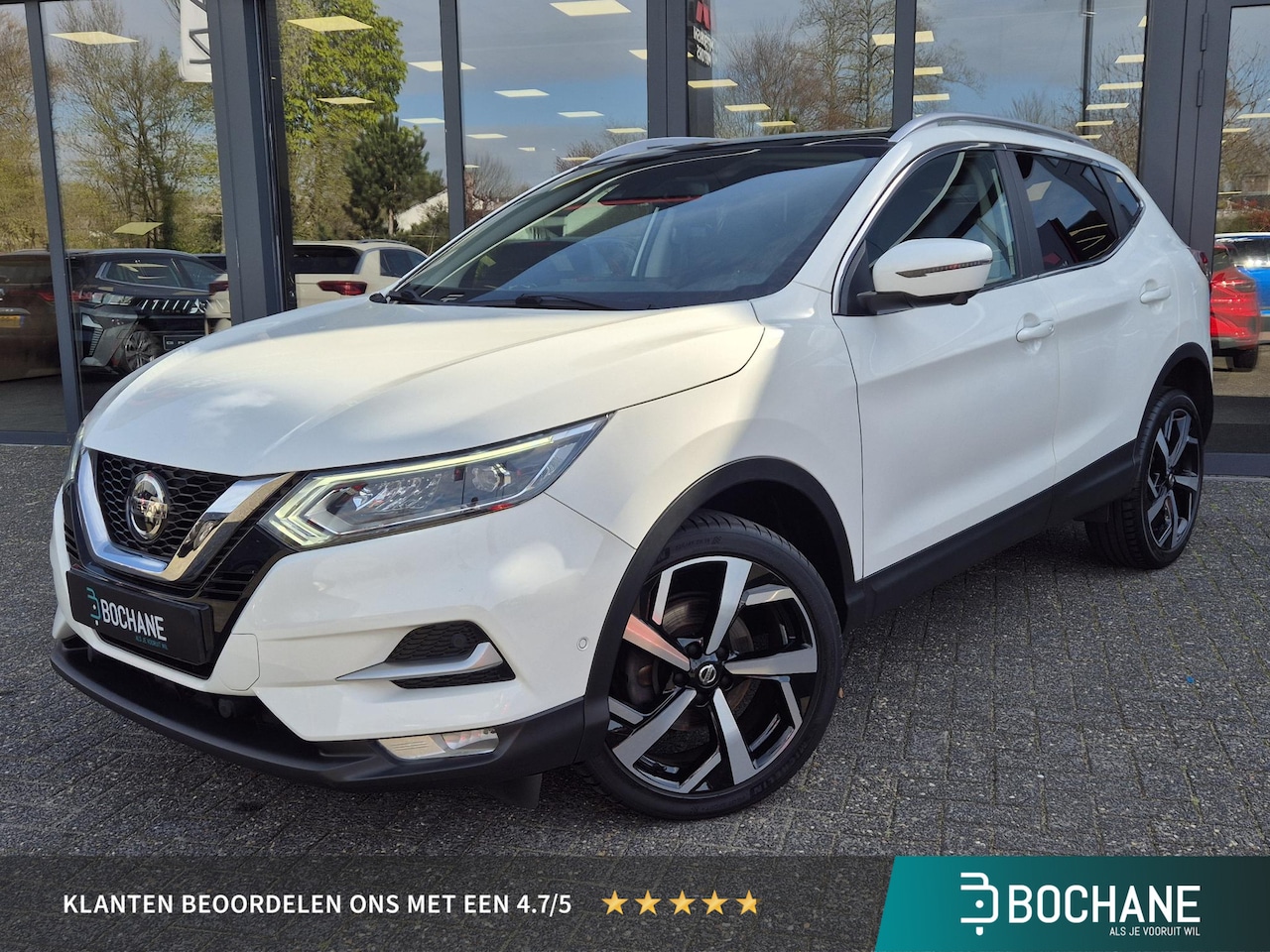 Nissan Qashqai - 1.3 DIG-T Tekna | Navigatie | Panoramadak | AppleCarplay/AndroidAuto | - AutoWereld.nl