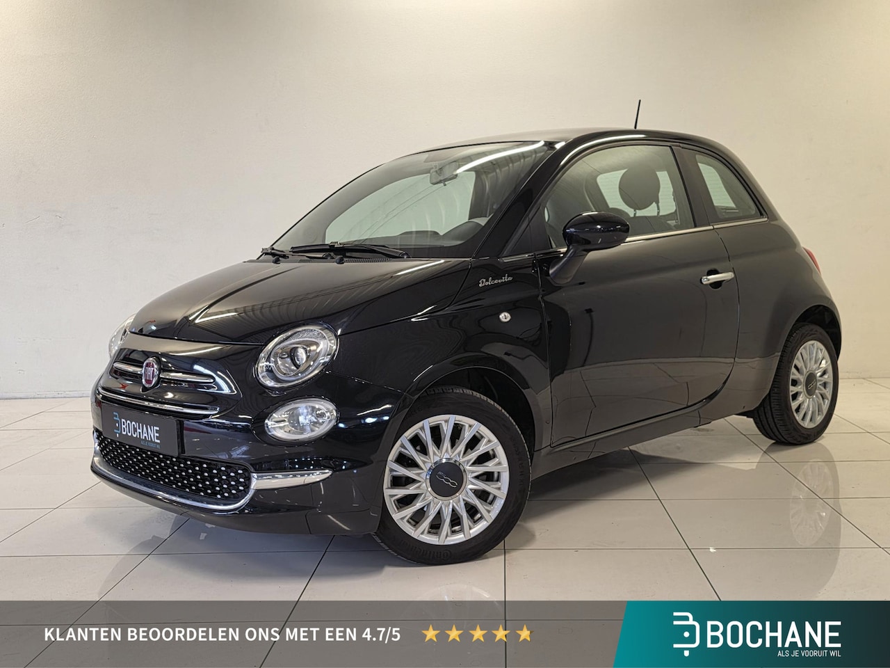 Fiat 500 - 1.0 Hybrid Dolcevita | Glazen dak | Apple CarPlay / Android auto navigatie | Parkeersensor - AutoWereld.nl