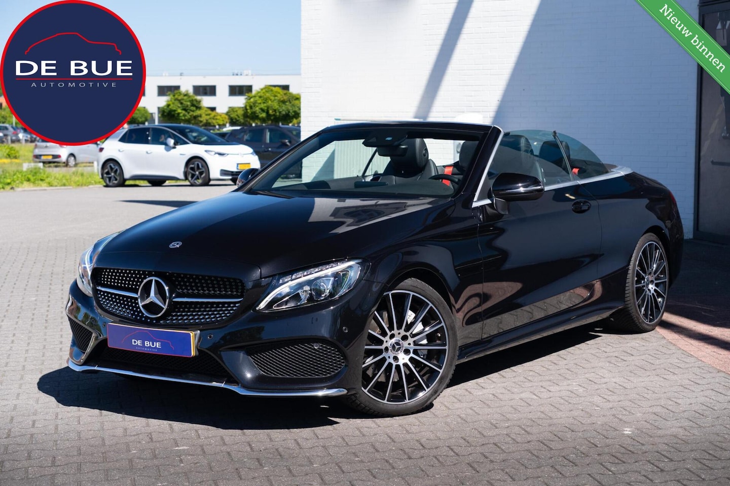 Mercedes-Benz C-klasse Cabrio - 250 Premium AMG|UNIEK|Bordeaux|Burmester|Camera|Nekverwarming|Dealer onderhouden - AutoWereld.nl