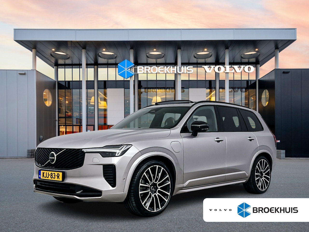 Volvo XC90 - T8 Ultra Dark Executive Edition | 22" | Gelaagd & Getint Glas | Geintegreerd kinderzitje | - AutoWereld.nl