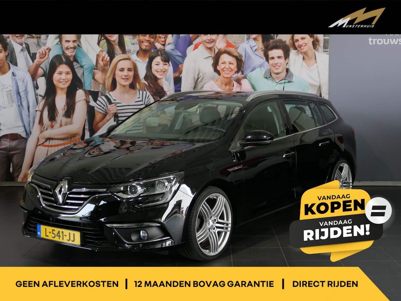 Renault Mégane Estate - 1.2 TCe Limited - Inklapbare buitenspiegels - Stoelverwarming - Navi - Cruise - AutoWereld.nl