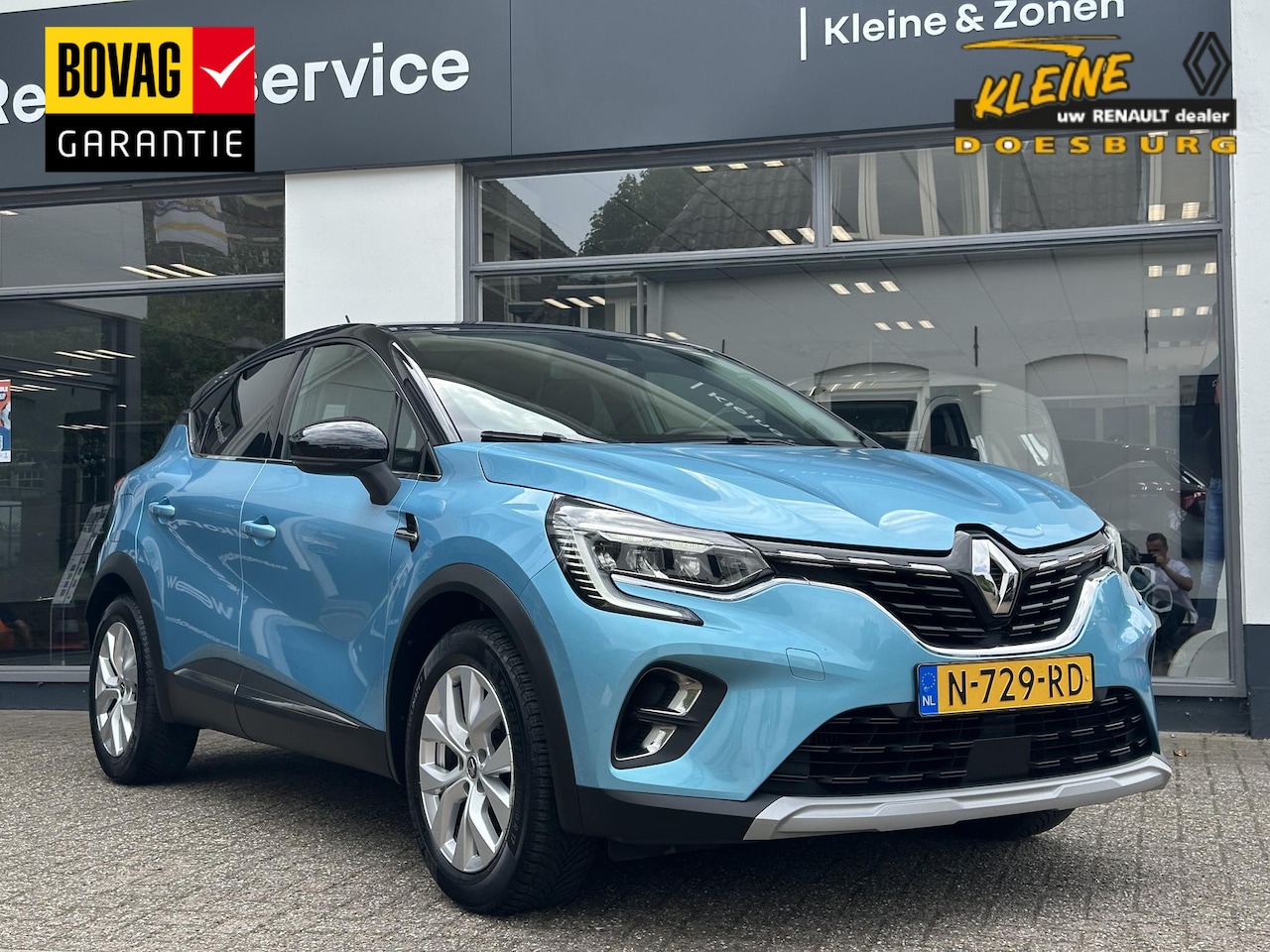 Renault Captur - TCe 140 EDC Intens | All seasonbanden | Prachtige kleur Celadon blauw | Easylink navigatie - AutoWereld.nl