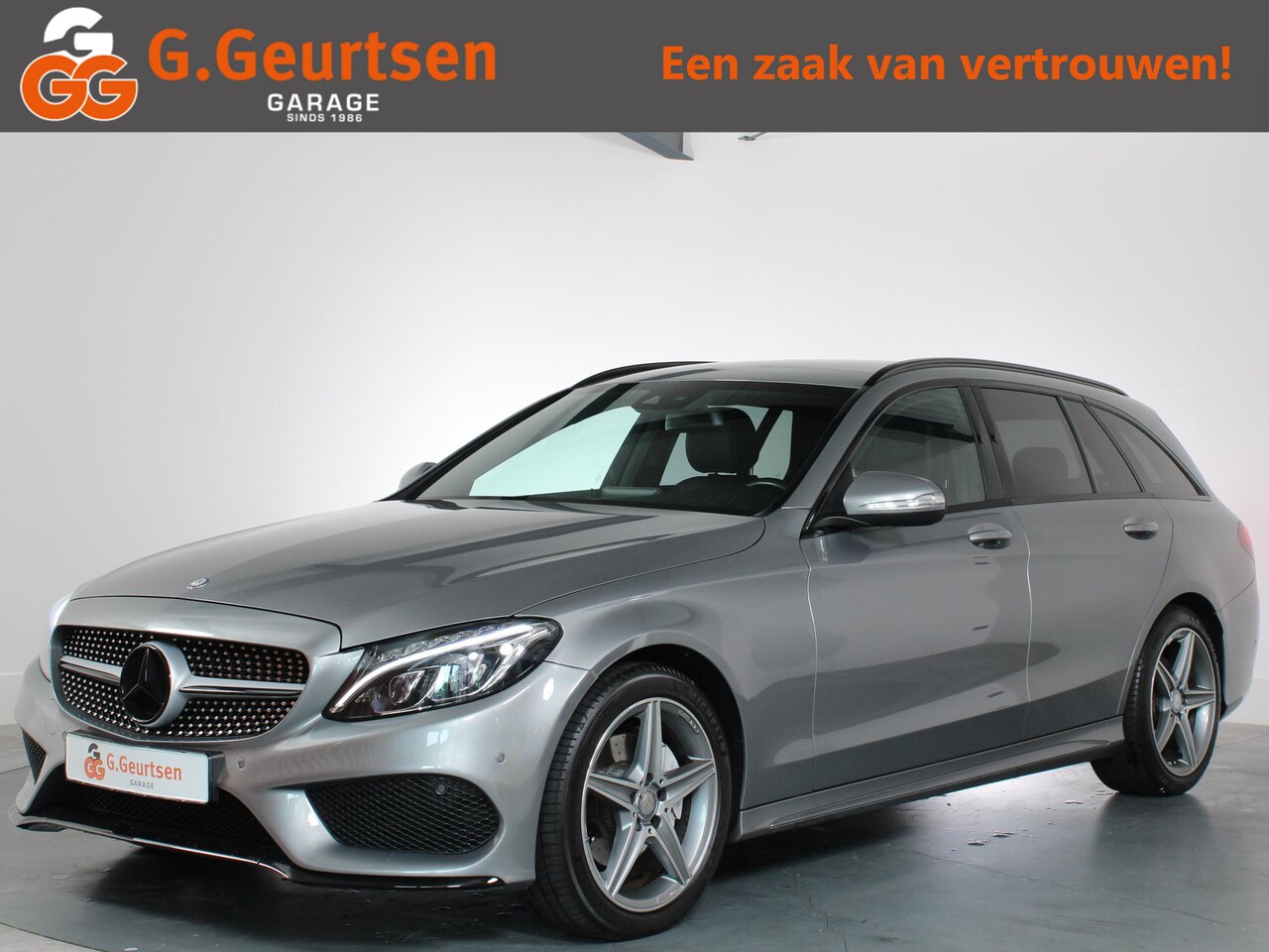 Mercedes-Benz C-klasse Estate - C200 AMG-line Lederen bekleding, LED, Elek. achterklep, Apple CarPlay/Android Auto, Cruise - AutoWereld.nl