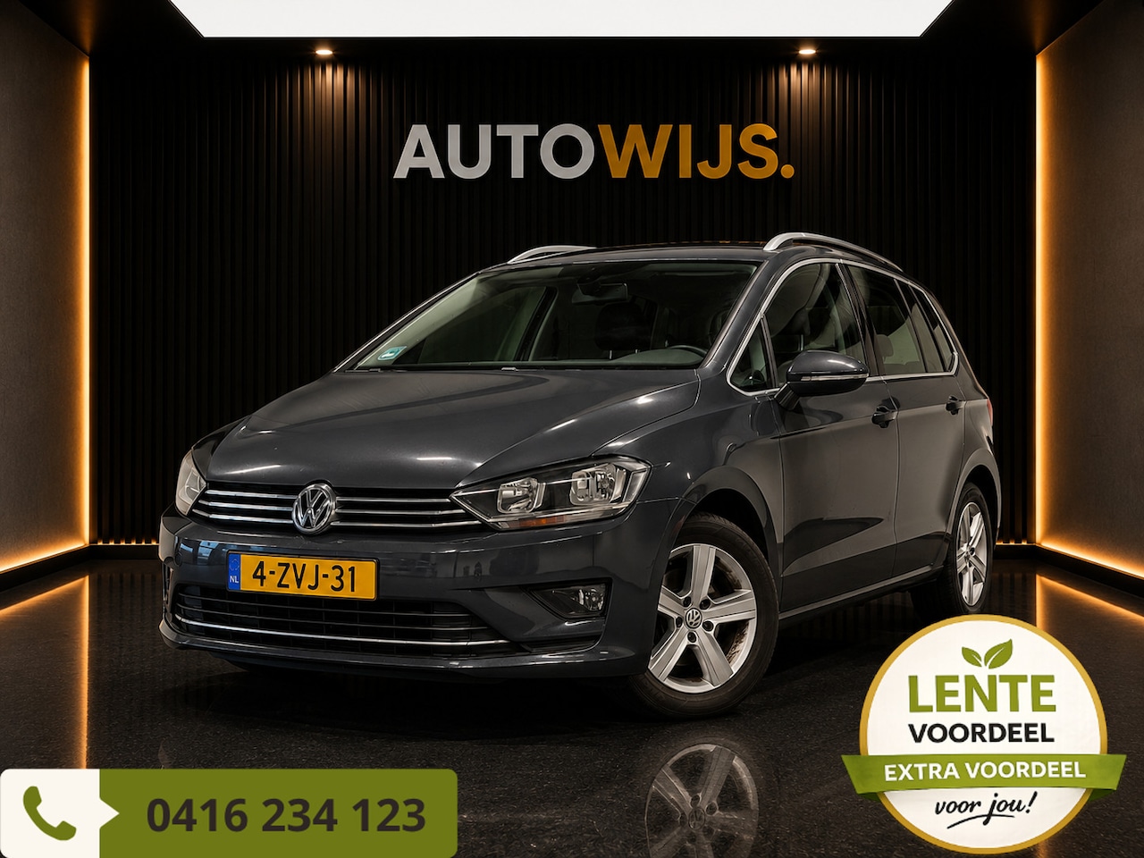 Volkswagen Golf Sportsvan - 1.4 TSI Highline|TREKHAAK|NL AUTO|CLIMA|GOED ONDERHOUDEN - AutoWereld.nl