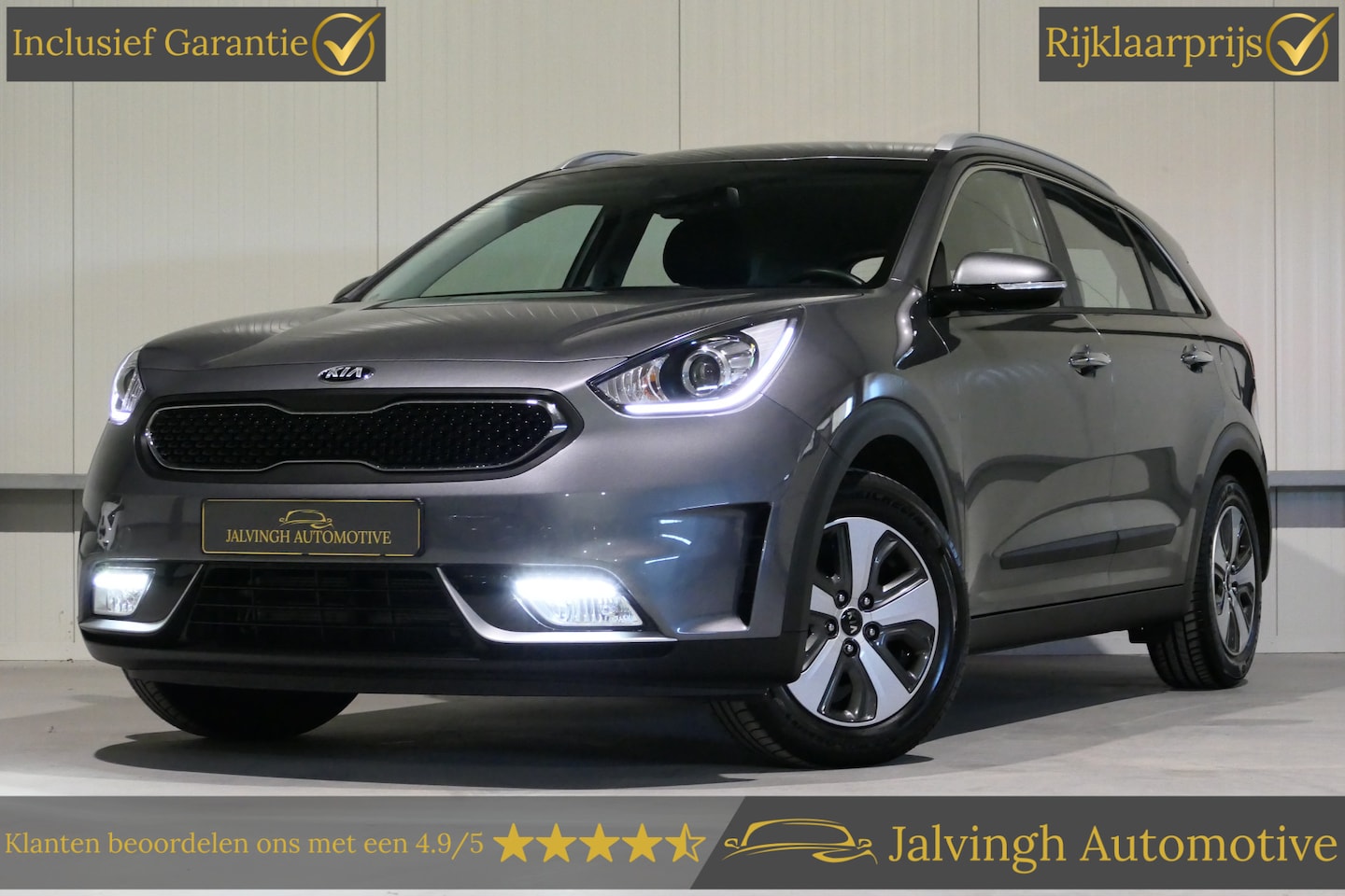 Kia Niro - 1.6 GDi Hybrid DynamicLine |Leer|Trekhaak|PDC|Camera! - AutoWereld.nl