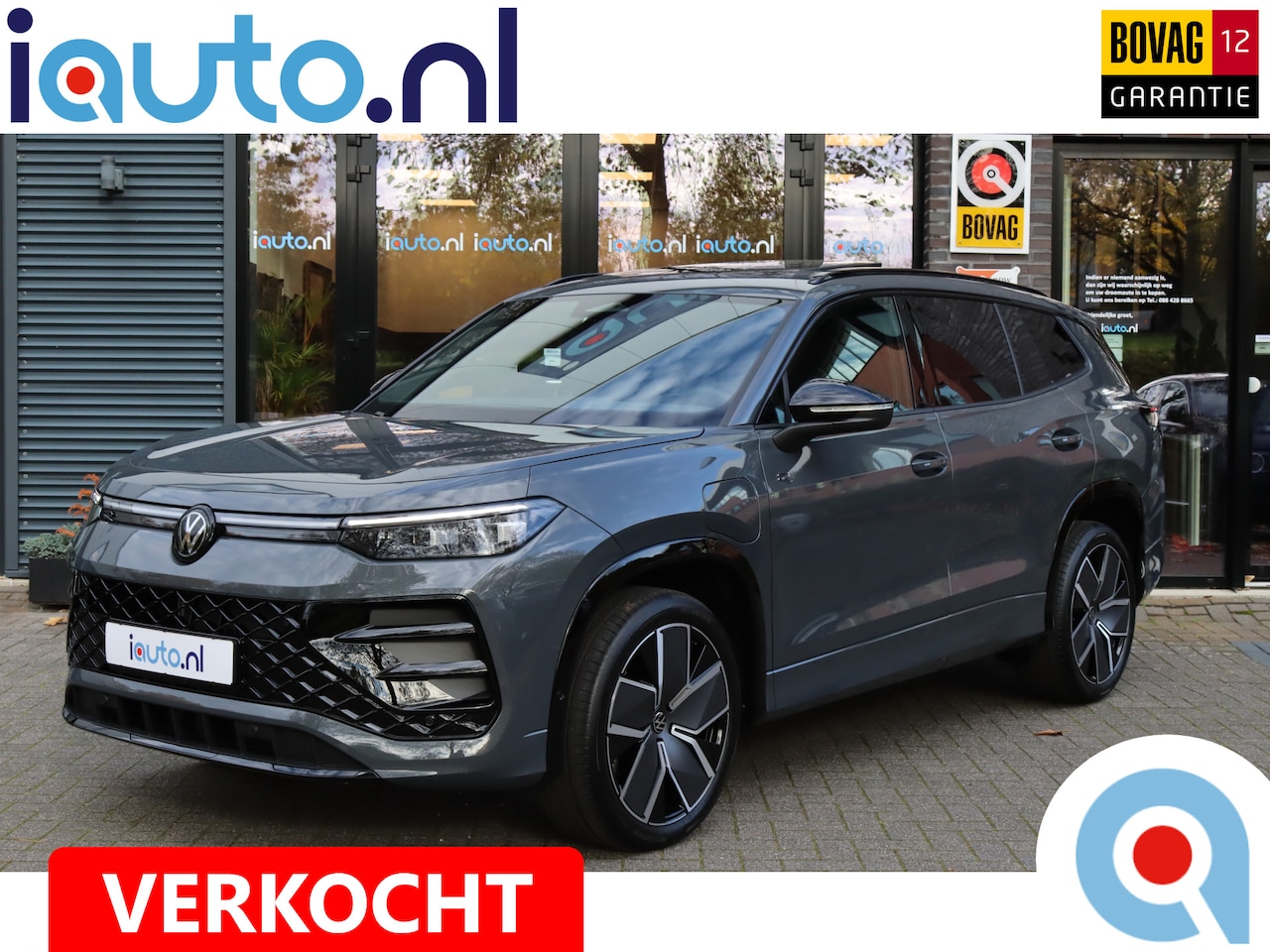Volkswagen Tayron - 1.5 eHybrid 272PK R-Line Black Style IQ.Light HD/Pano/Keyless/360/DCC/ACC/Dodehoek/20"/ Tr - AutoWereld.nl