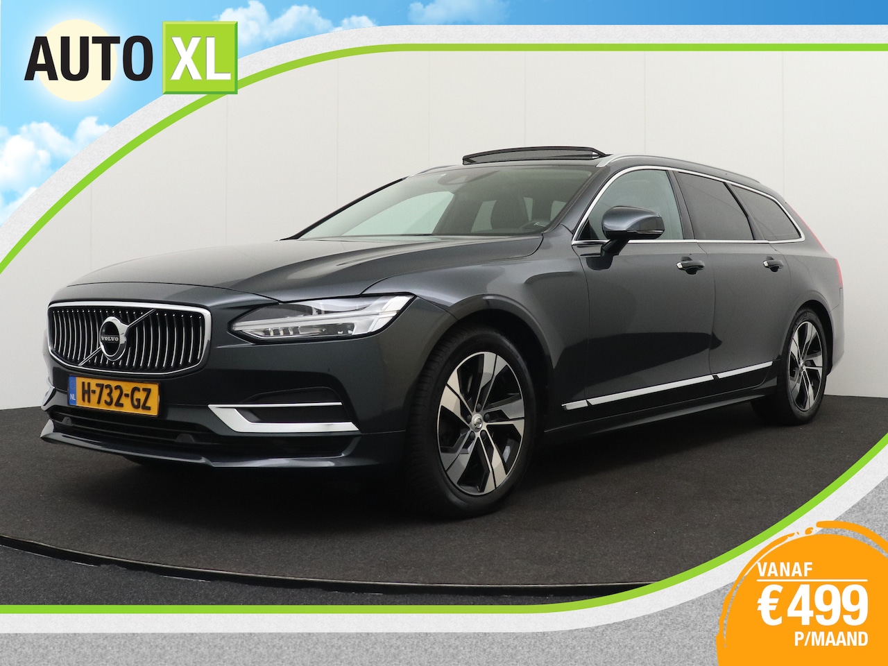 Volvo V90 - 2.0 191 PK T4 Inscription Plus Pano-dak Head-Up Display Massage - AutoWereld.nl