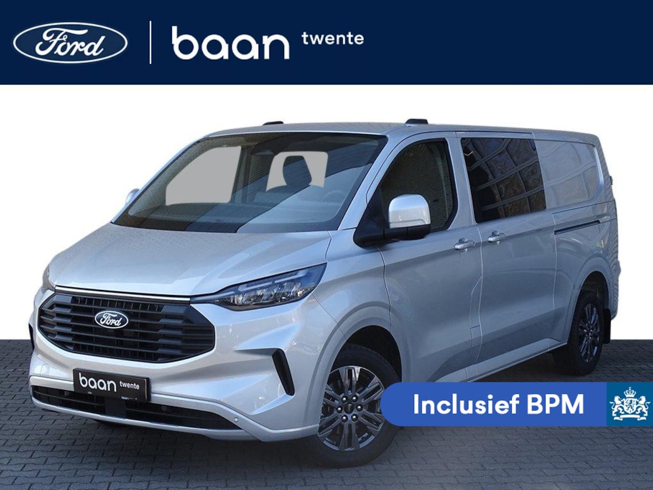 Ford Transit Custom - 320 2.0 TDCI L2H1 Limited Dubbel Cabine 136 PK AUT. | 2x Schuifdeur | Groot scherm | Apple - AutoWereld.nl