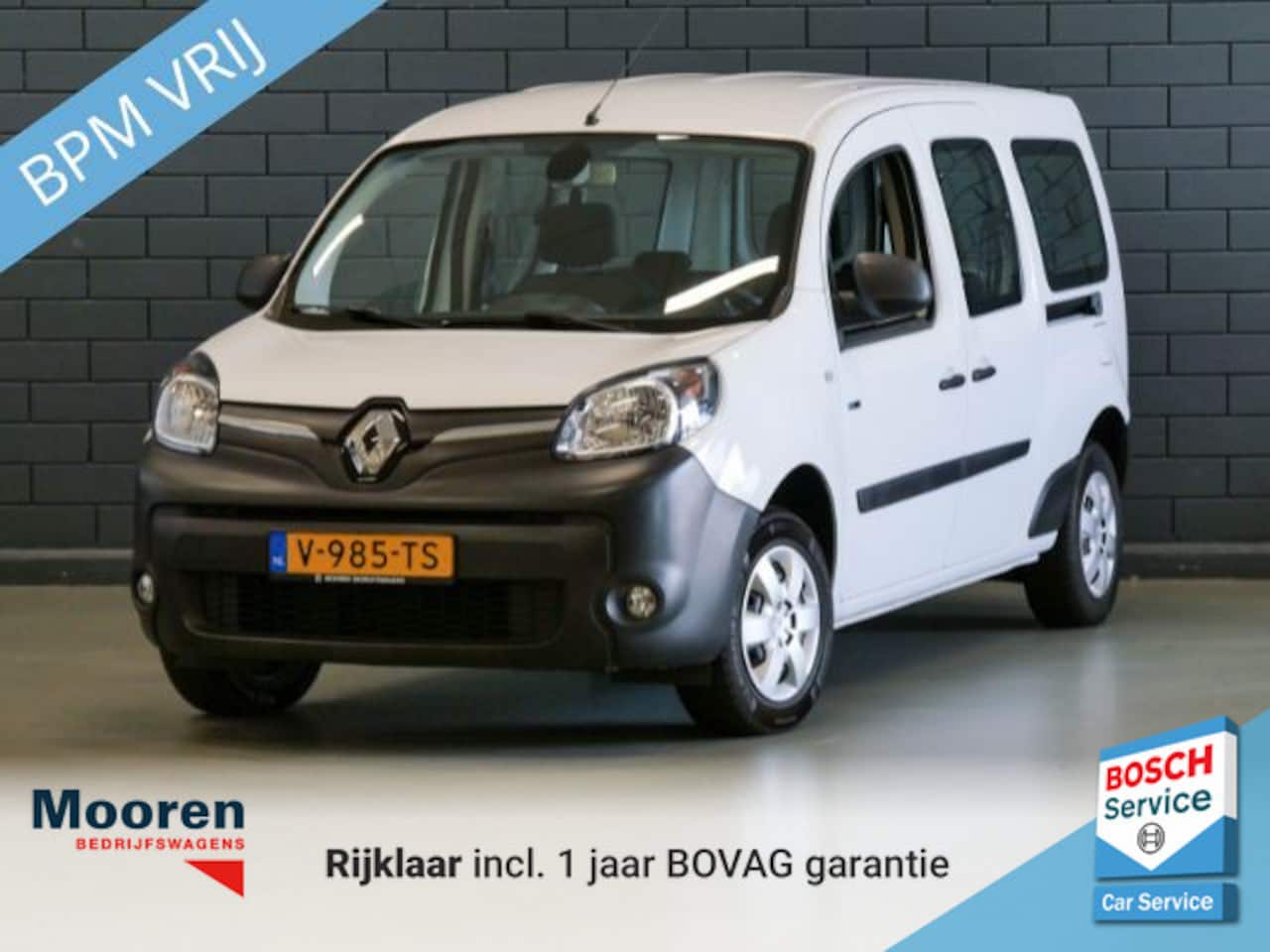 Renault Kangoo - Z.E. Maxi (koop accu) DUBBELE CABINE | SOH 98% | GRIJS KENTEKEN | - AutoWereld.nl