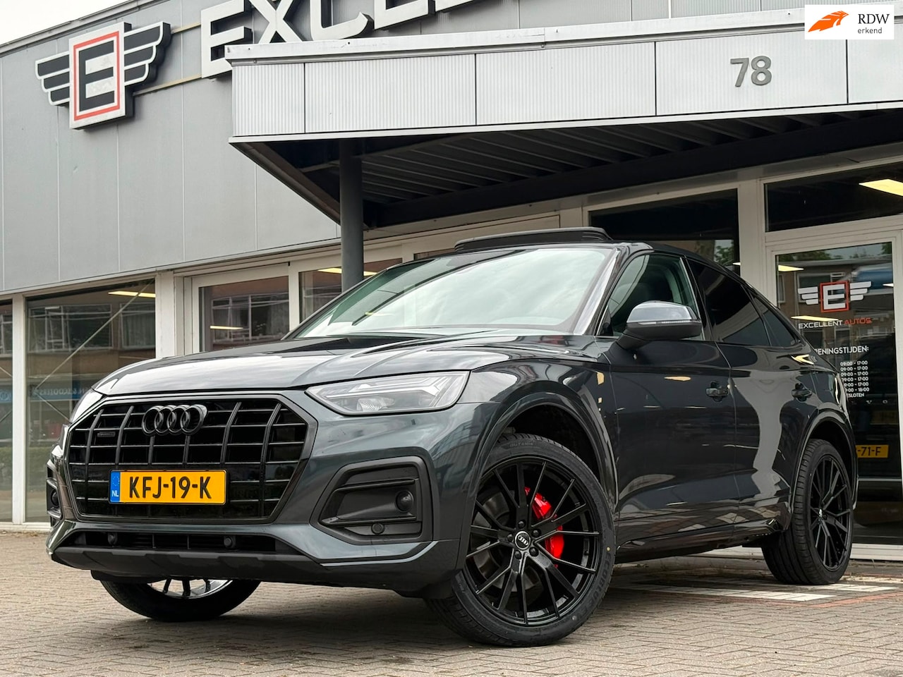 Audi Q5 Sportback - 50 TFSI e Advanced | Black edition | Pano - AutoWereld.nl