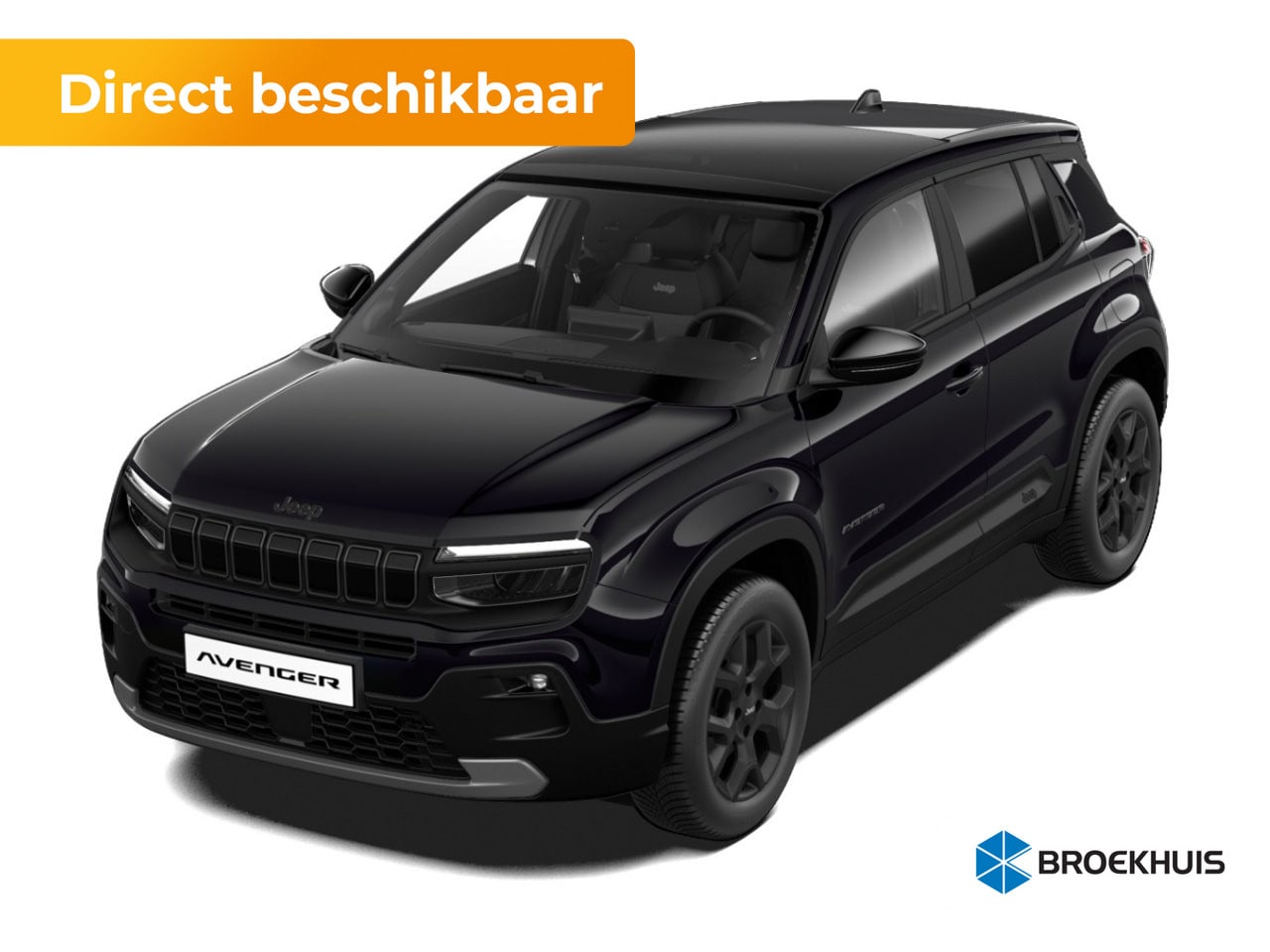 Jeep Avenger - 1.2 e-Hybrid Black Edition | Apple Carplay/Android Auto|telefoonintegratie premium | Elekt - AutoWereld.nl