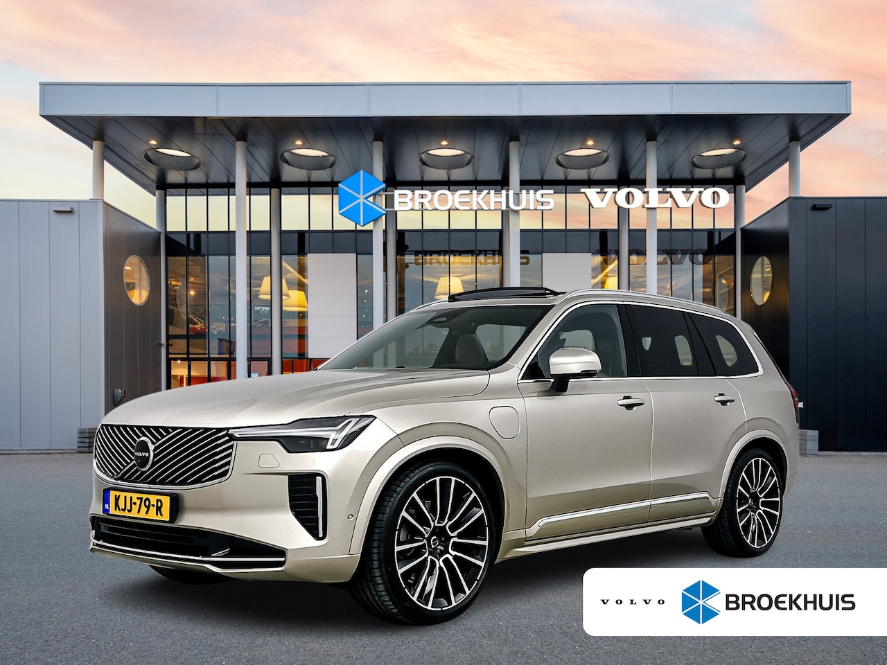 Volvo XC90 - T8 Recharge Ultra Dark Excecutive | 22" | Gelaagd & Getint Glas | Luchtvering | Geventilee - AutoWereld.nl