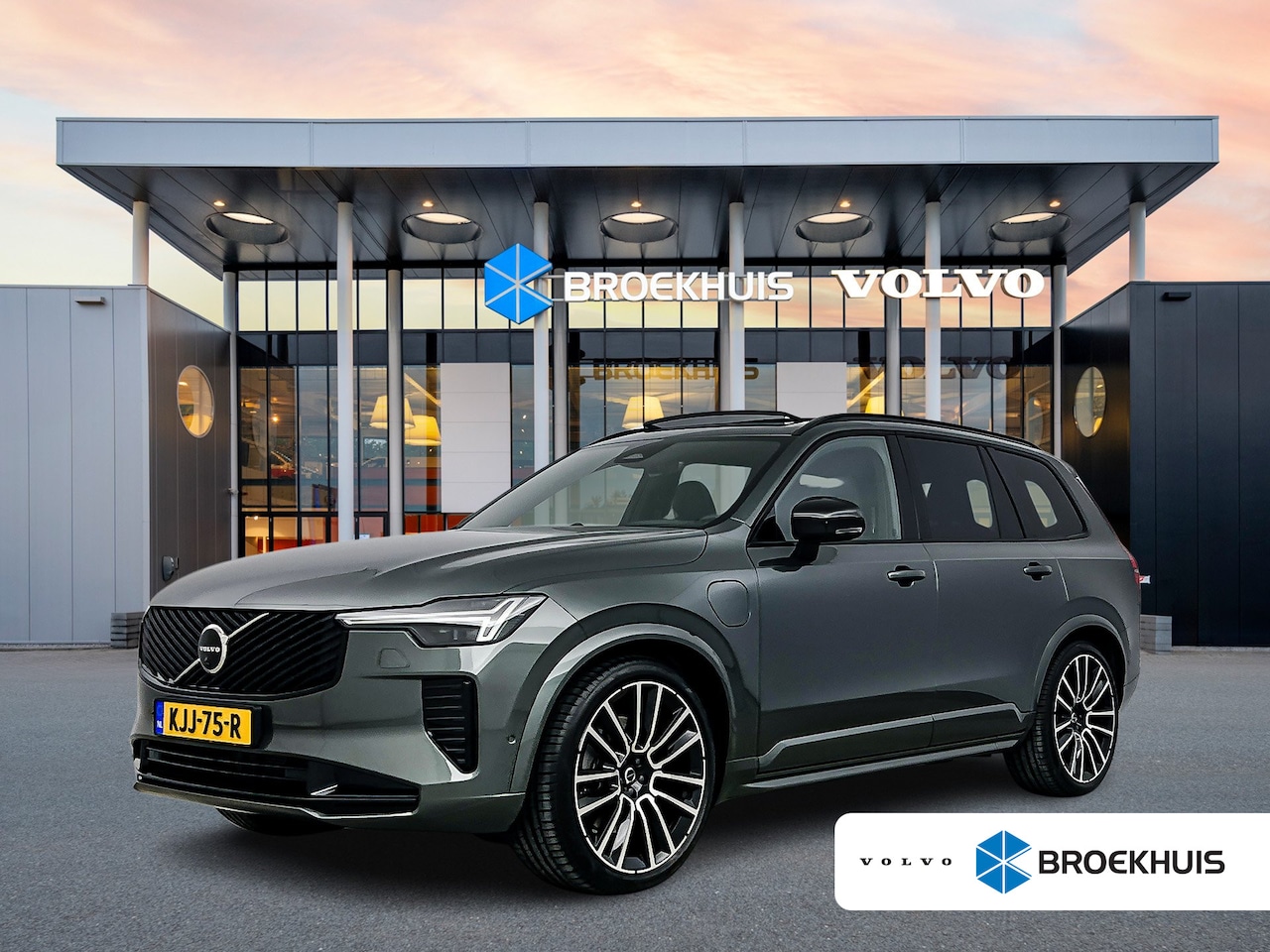 Volvo XC90 - T8 Recharge Ultra Dark Excecutive | 22" | Gelaagd & Getint Glas | Alumium Inleg | Zwarte h - AutoWereld.nl