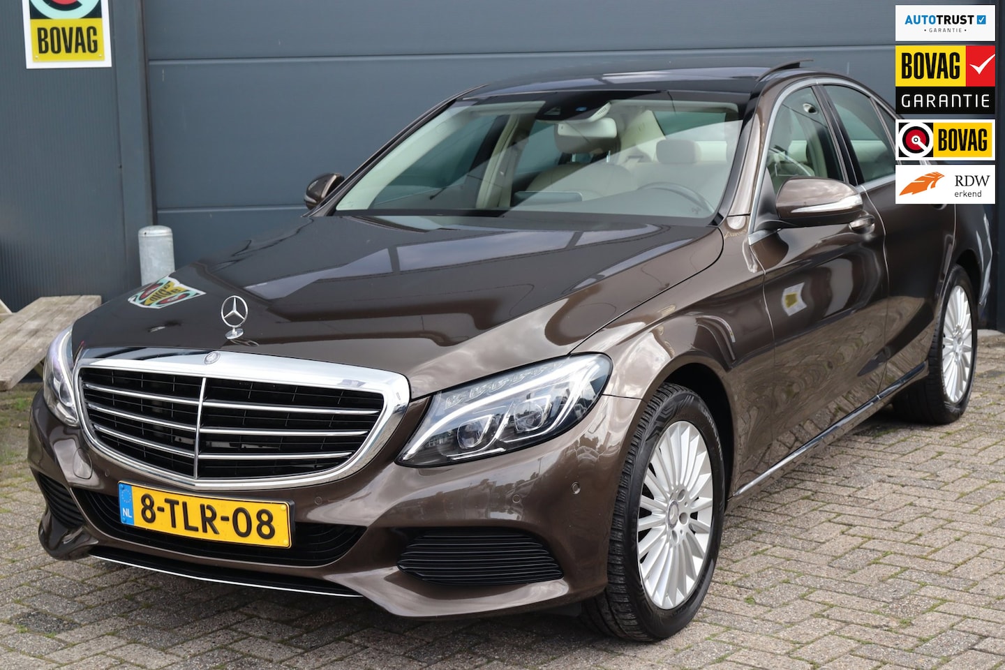 Mercedes-Benz C-klasse - 180 Prestige Comfort-Automaat-schuifkanteldak-Leder - AutoWereld.nl