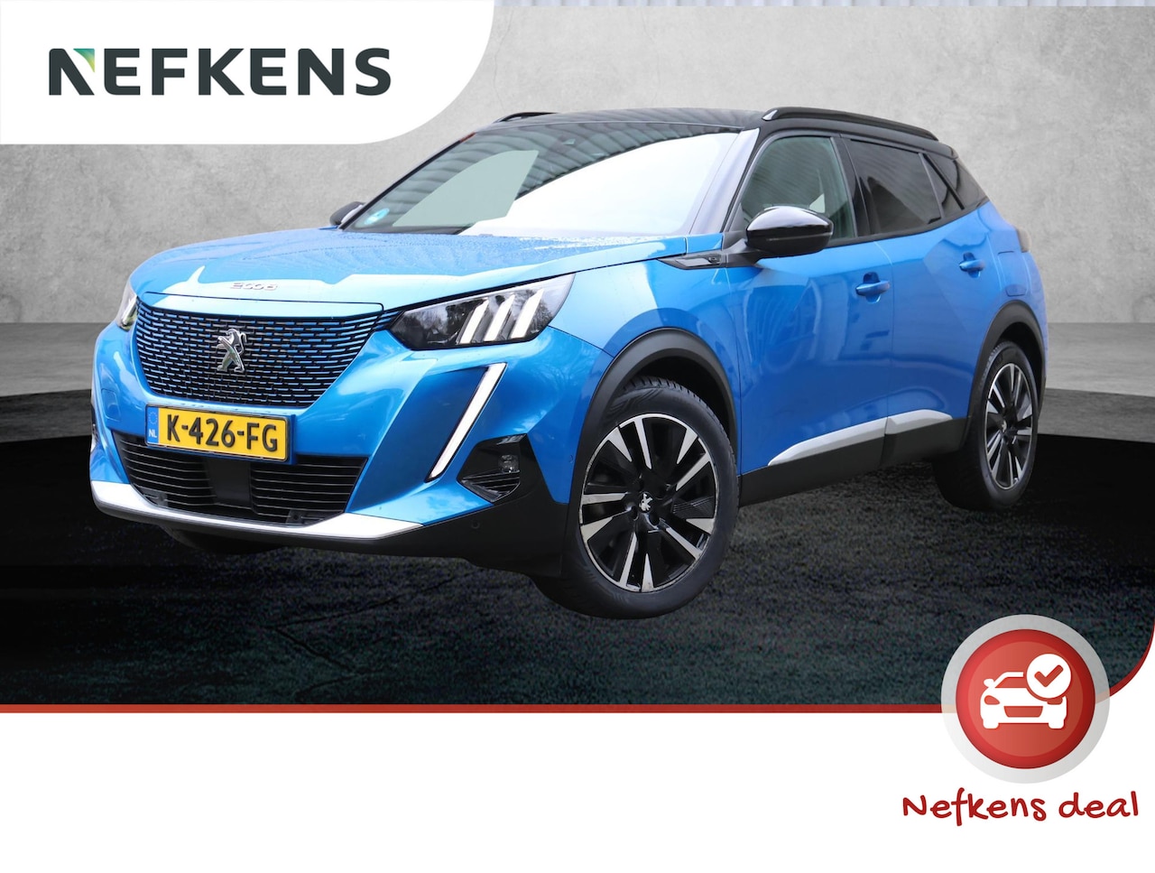 Peugeot e-2008 - GT 50kWh | SoH 90,9% | Camera | LEER/Alcantara | Stoelverwarming | LED lampen | 18"LMV | N - AutoWereld.nl