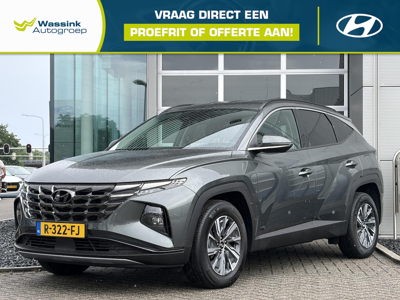 Hyundai Tucson - 1.6 T-GDI HEV Comfort Smart I Stoelverwarming I Stuurverwarming I Navigatie I Lane Keeping - AutoWereld.nl