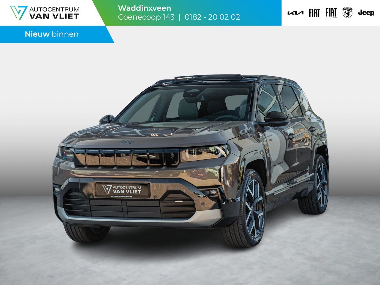 Jeep Compass - First Edition 74 kWh | Direct leverbaar | Adapt. Cruise | Camera | Carplay | 20" | Elektr. - AutoWereld.nl