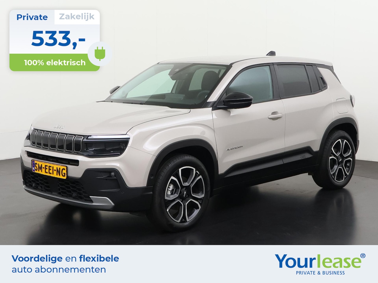 Jeep Avenger - Summit 54 kWh 3 fase | All-in 533,- Private Lease | Direct uit voorraad - AutoWereld.nl