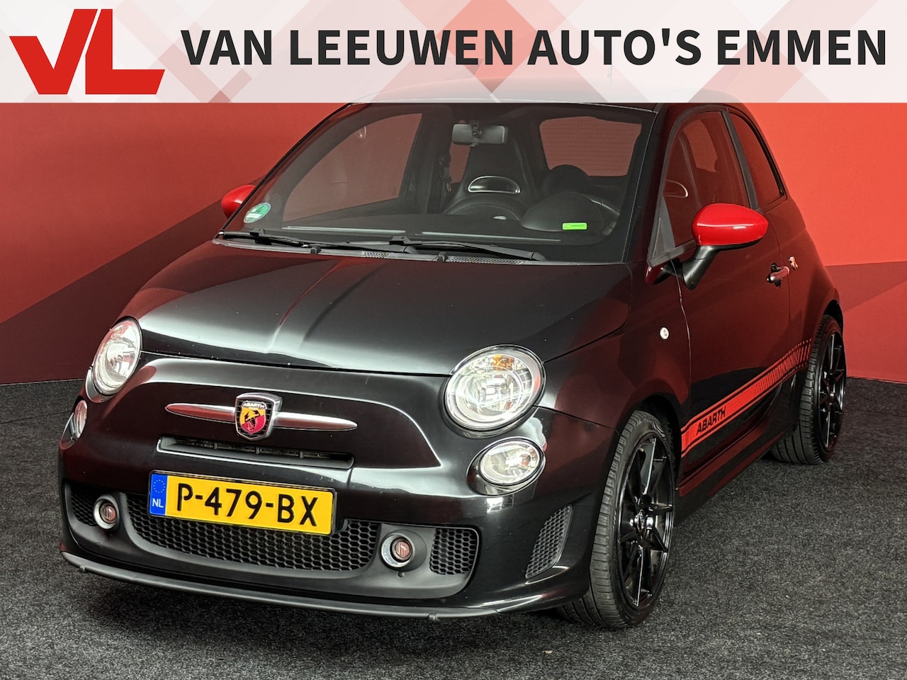 Fiat 500 Abarth - 1.4 T-Jet Elaborabile  | Leder | Airco | PDC - AutoWereld.nl