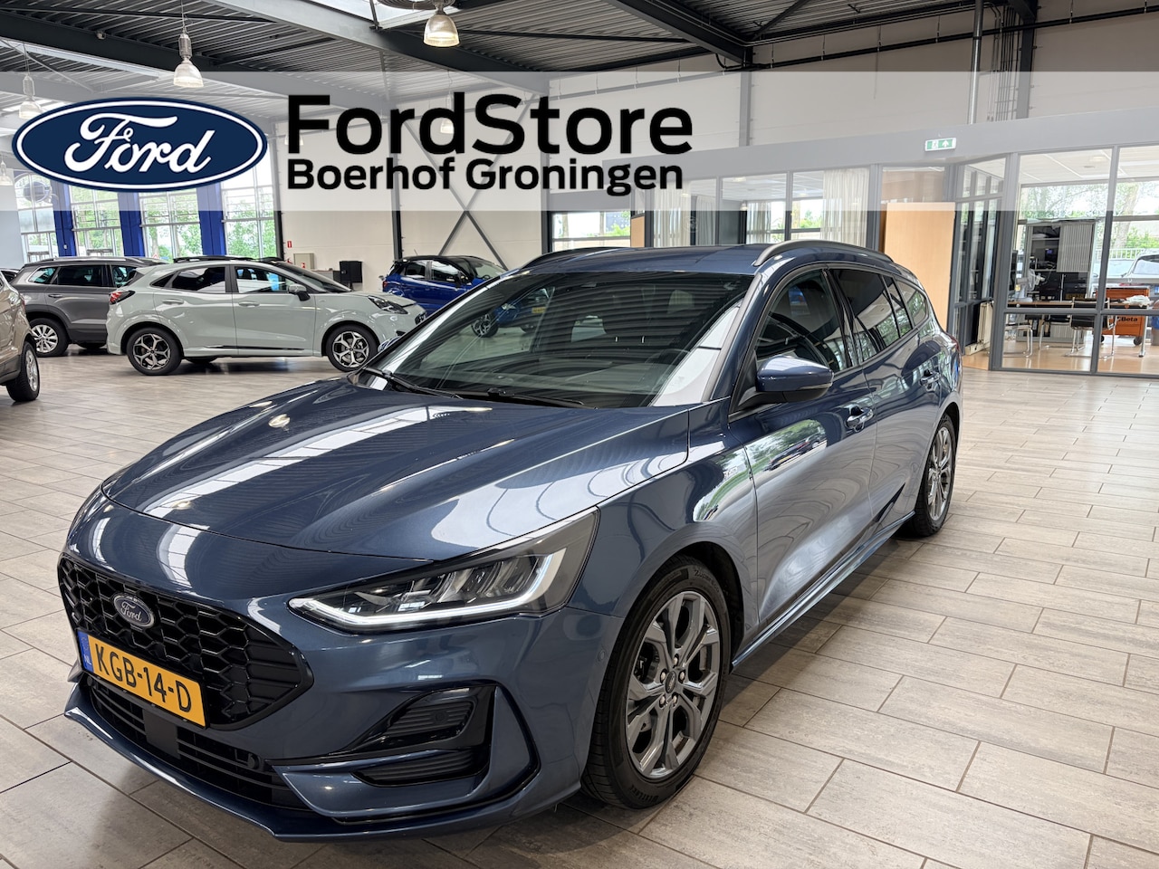 Ford Focus Wagon - EcoBoost Hybrid 155 pk ST Line | Winter Pack | LED | Camera | Adapt. Cruise | Apple Carpla - AutoWereld.nl