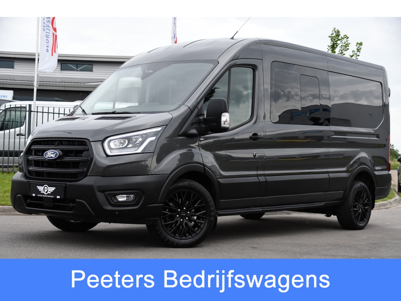 Ford Transit - 350 2.0 TDCI L3H2 DC PB Edition Facelift! Virtual, 360 Camera, Adaptieve Cruise, Carplay, - AutoWereld.nl