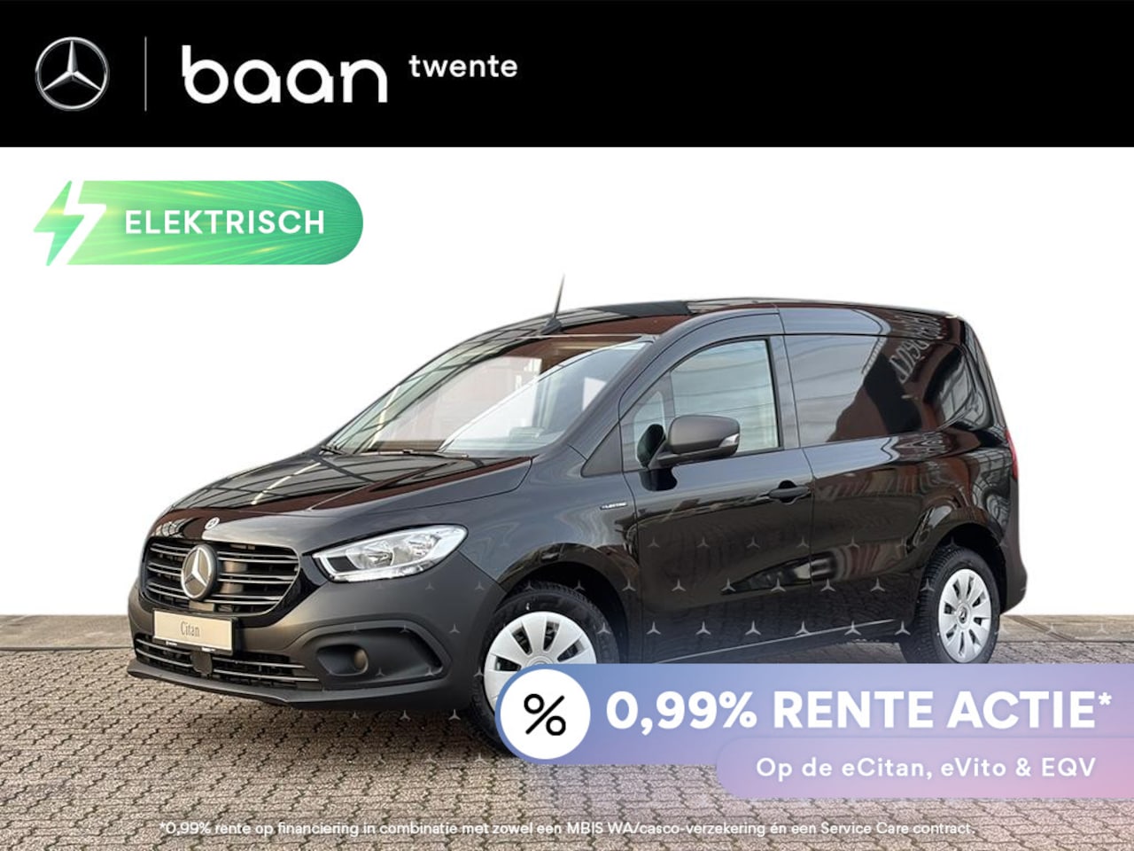Mercedes-Benz eCitan - 112 Base L1 51 kWh | 281 WLTP | Snelladen | Achteruitrijcamera - AutoWereld.nl