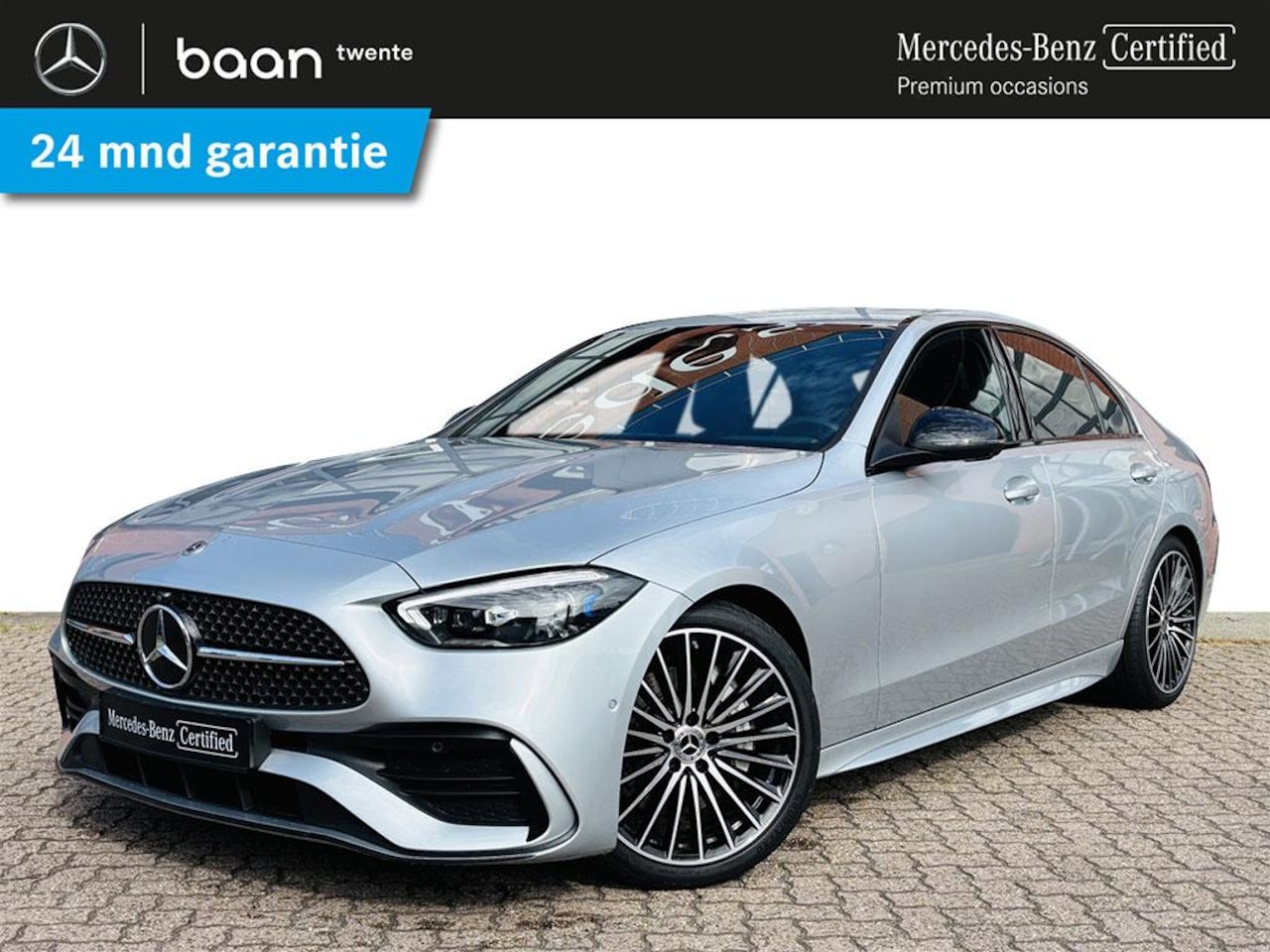 Mercedes-Benz C-klasse - C 180 AMG Line | Nightpakket | Spiegelpakket | Parkeerpakket met 360 camera | Elek. verste - AutoWereld.nl