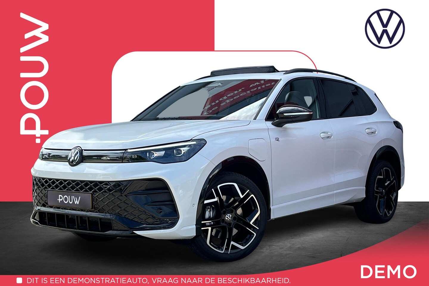 Volkswagen Tiguan - 1.5 eHybrid 204pk DSG R-Line Edition | Trekhaak | Panoramadak | Black Style - AutoWereld.nl