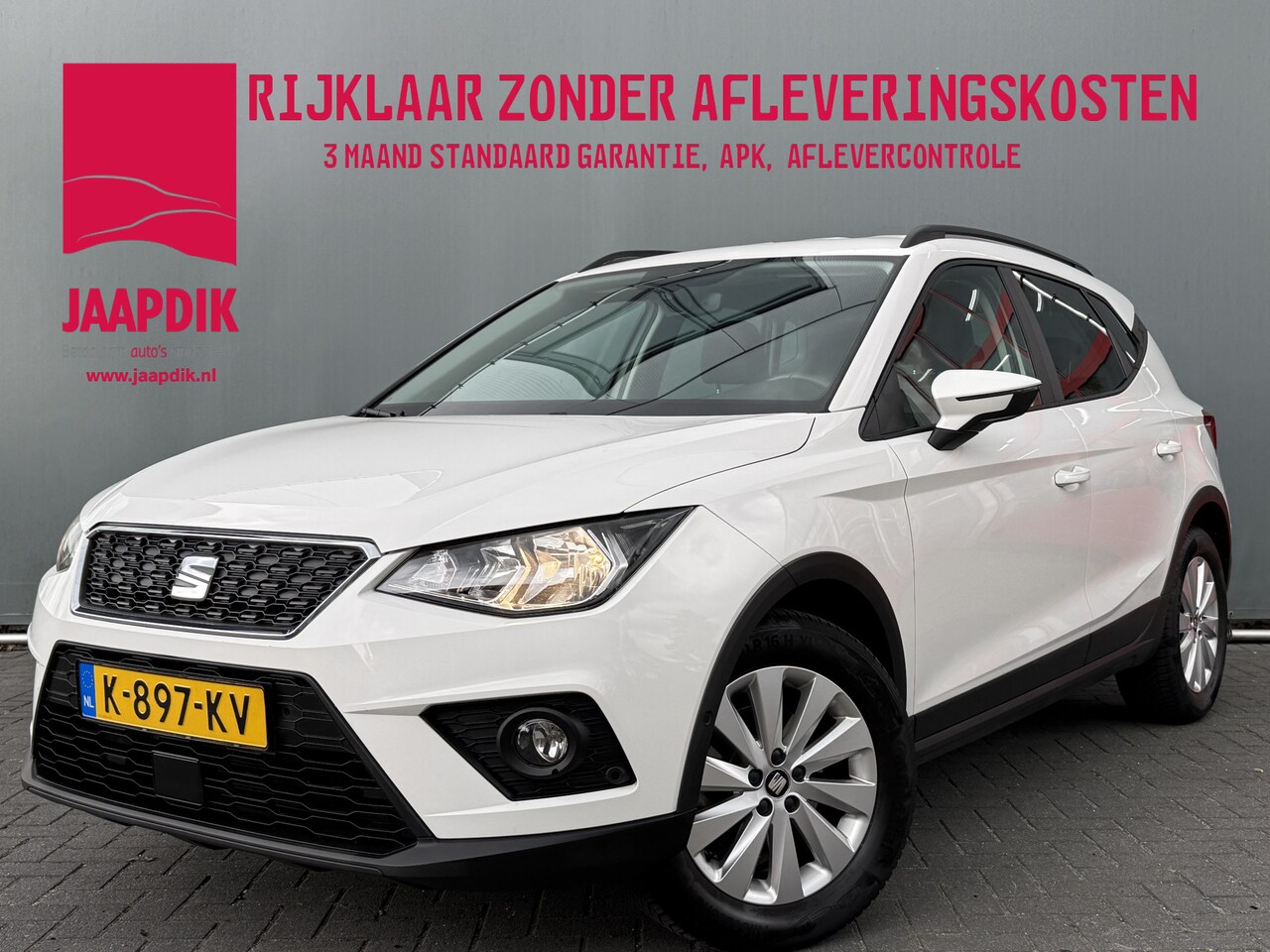 SEAT Arona - BWJ 2021 1.0 TSI 96 PK Style Business Intense FULL LED | CAMERA | KEYLESS | ADAPTIVE CRUIS - AutoWereld.nl