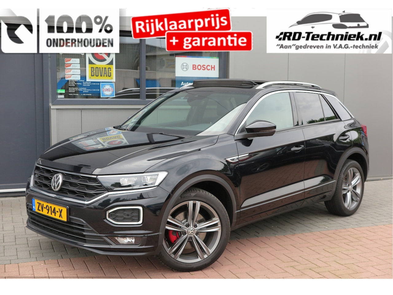 Volkswagen T-Roc - 1.5 TSI 150pk DSG Sport Business R-Line , Pano , Virtual , Xenon, Leder, Navi , Carplay , - AutoWereld.nl