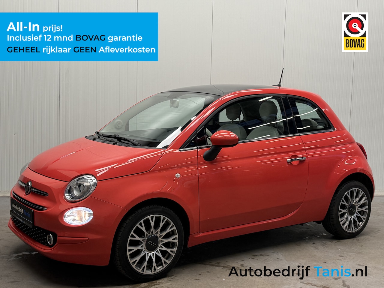 Fiat 500 - 1.2 Lounge AIRCO/ECC-PANODAK-NAVI by CARPLAY-PDC-LMV-CRUISE CONTROL - AutoWereld.nl