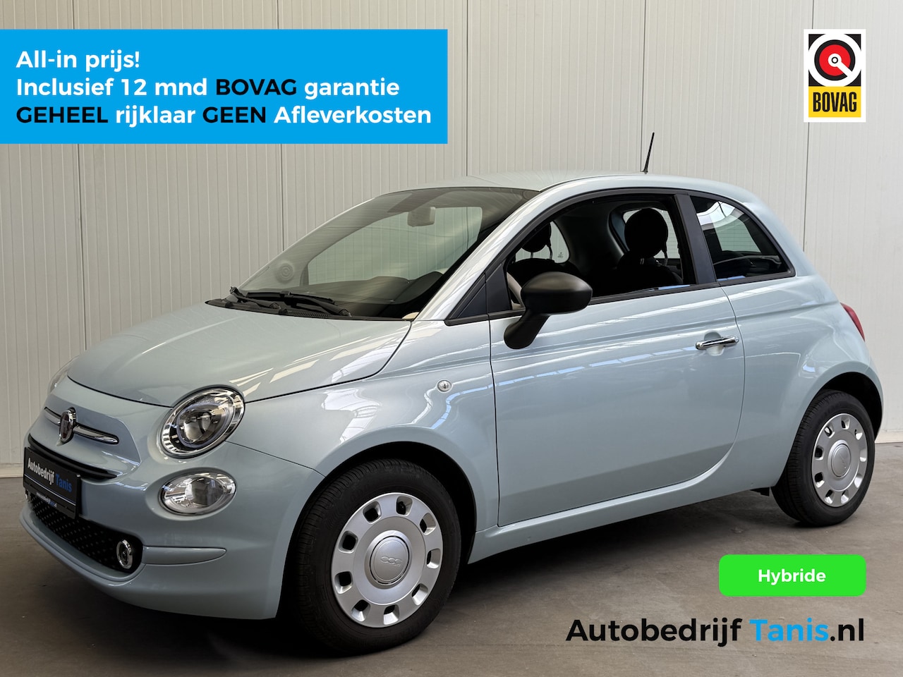 Fiat 500 - 1.0 Hybrid Dolcevita Finale AIRCO-NAVI by CARPLAY-MISTLAMP-PDC-CRUISE CONTROL - AutoWereld.nl