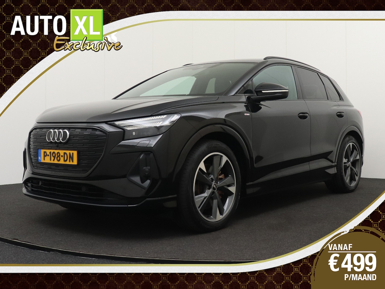 Audi Q4 e-tron - 40 77kWh 96%SOH S-Line Competition Warmtepomp Trekhaak 20'LMV - AutoWereld.nl