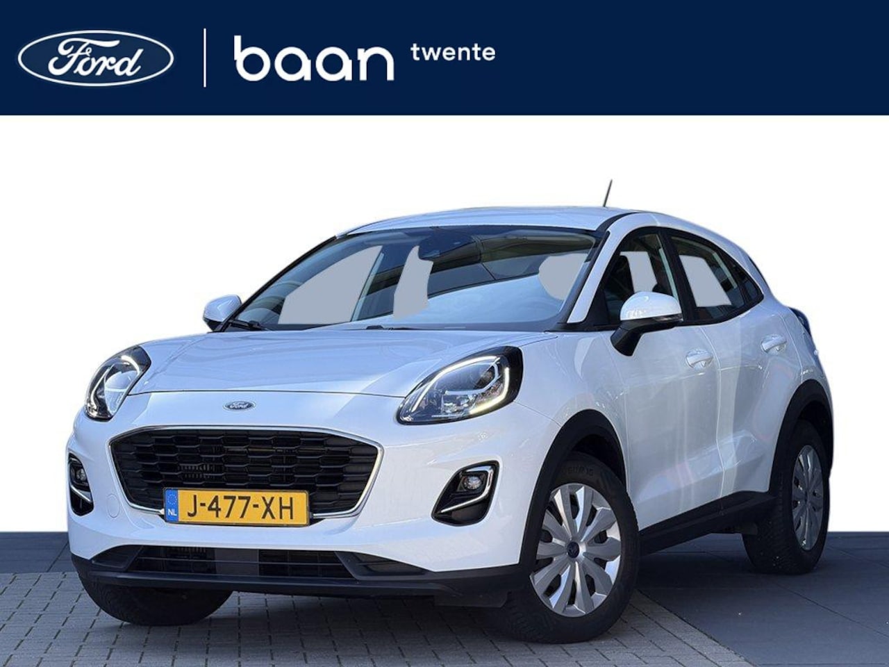 Ford Puma - 1.0 Turbo 95pk Connected | Airco | Apple carplay | Cruise control | Frozen white | - AutoWereld.nl