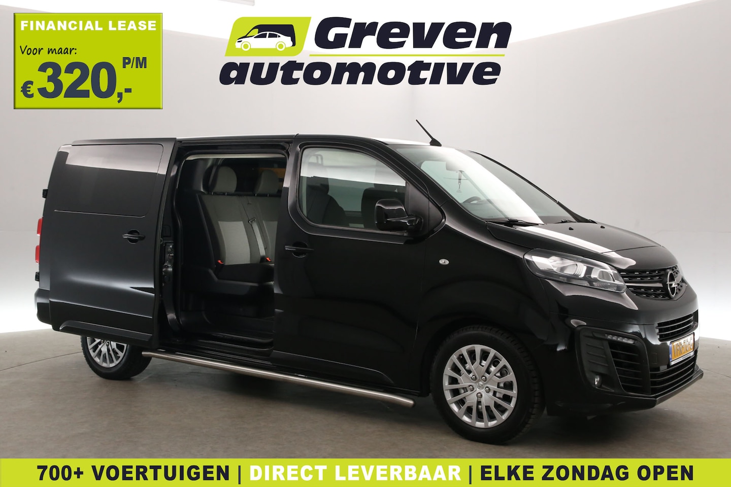 Opel Vivaro - 2.0 BlueHDi 145PK L3H1 | Aut. | Dubbele Cabine | Airco | Camera | Cruise | Trekhaak | Carp - AutoWereld.nl