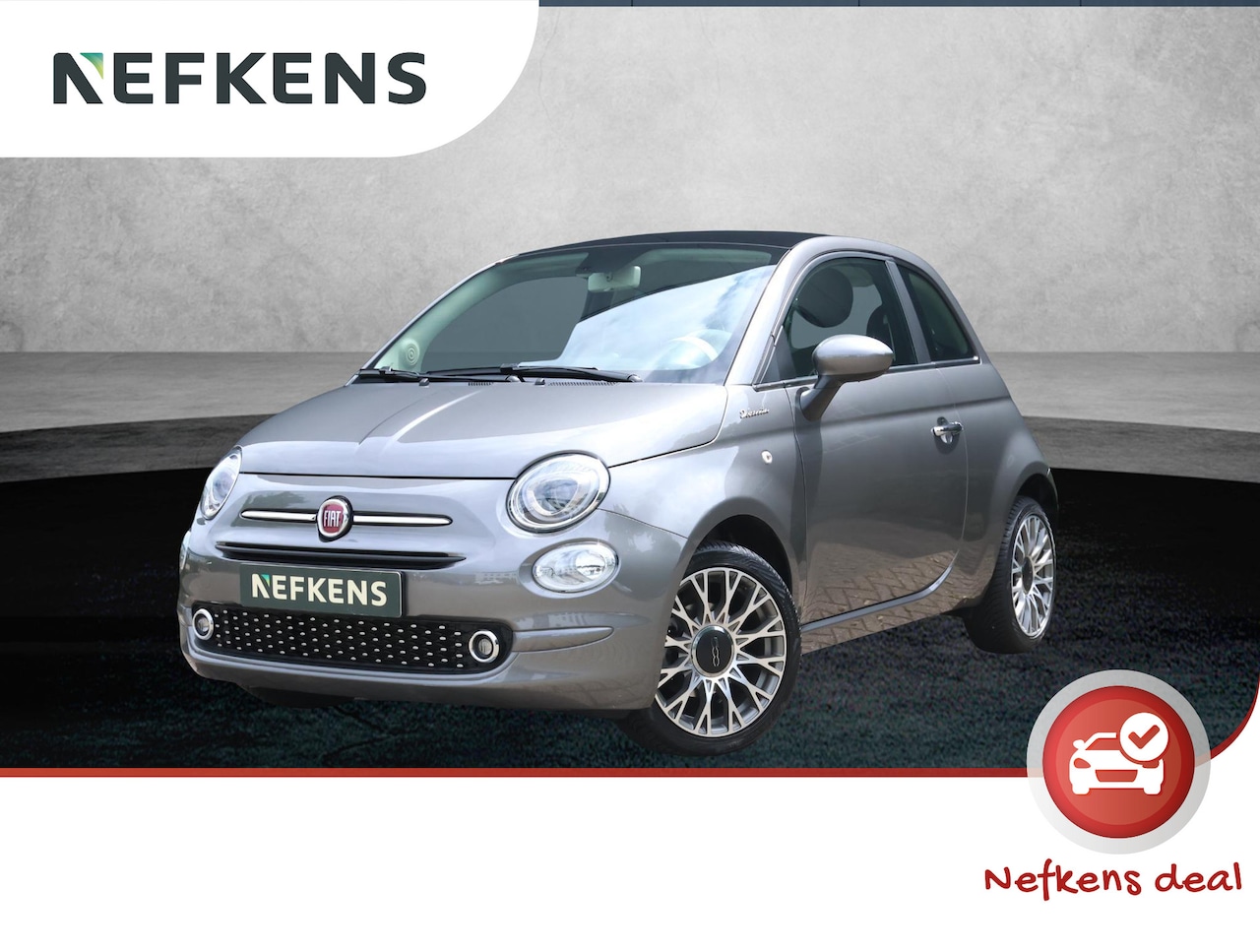 Fiat 500 - 1.0 Hybrid 70pk Dolcevita | 1ste eigenaar | Climate | Glazen dak | Navigatie | Parkeersens - AutoWereld.nl