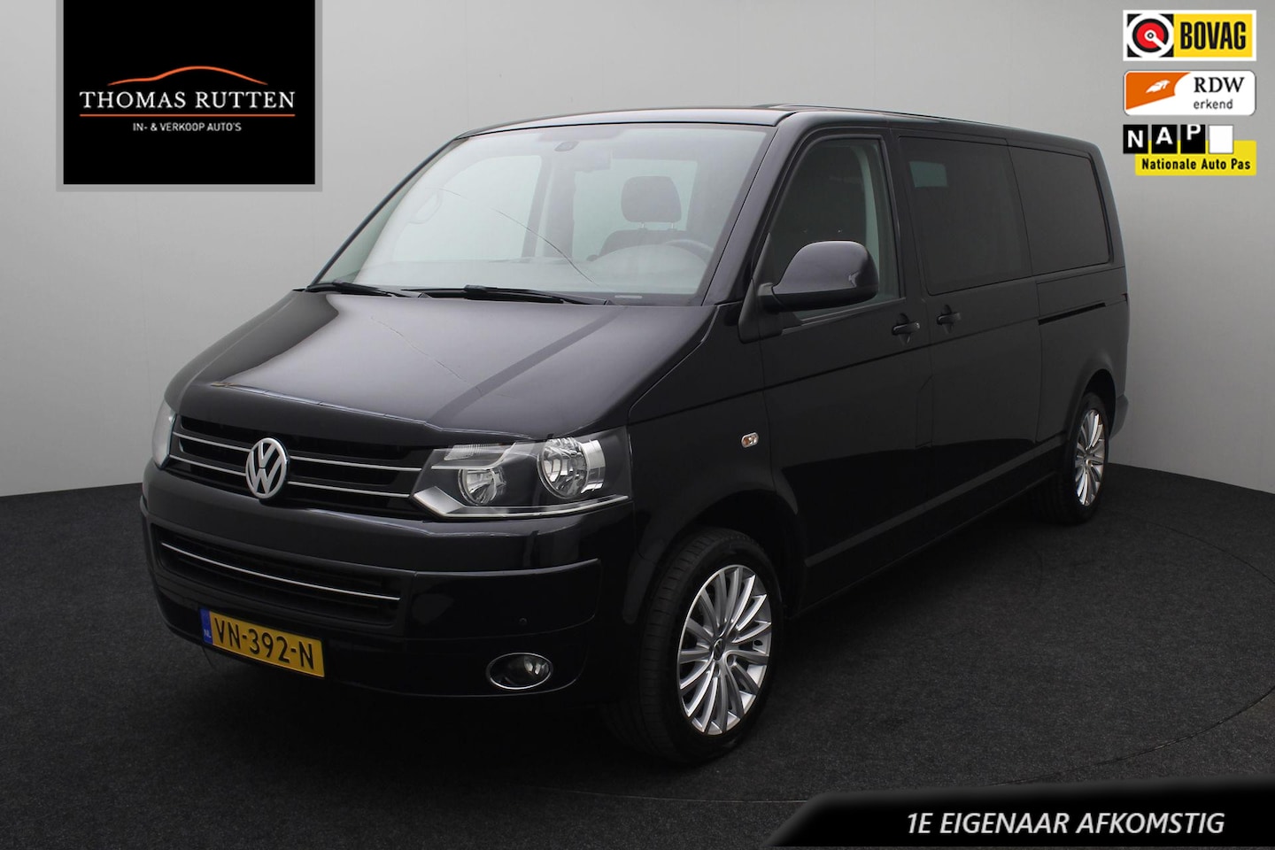 Volkswagen Transporter - 2.0 TDI BM L2H1 DC Comfortline 2015 | 1e Eigenaar | NAP Nationale Autopas | Airco | Naviga - AutoWereld.nl