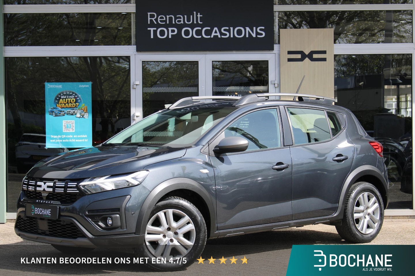 Dacia Sandero Stepway - 1.0 TCe 90 Comfort | Automaat | Cruise Control | Dodehoek Detectie - AutoWereld.nl