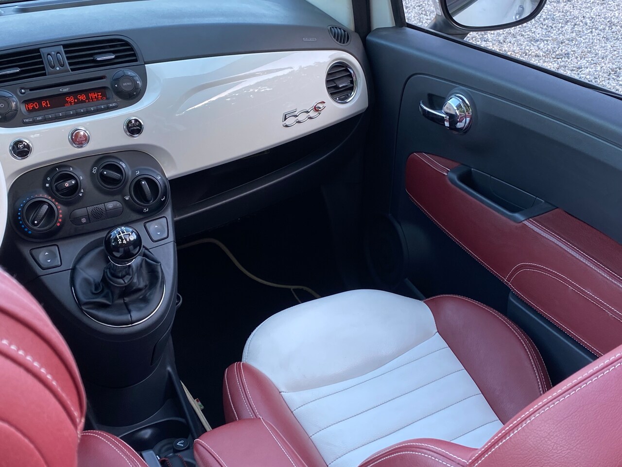 Fiat 500 C - 1.2 Lounge SPEC. LEDEREN BEKLEDING EN HEEL VEEL EXTRA'S