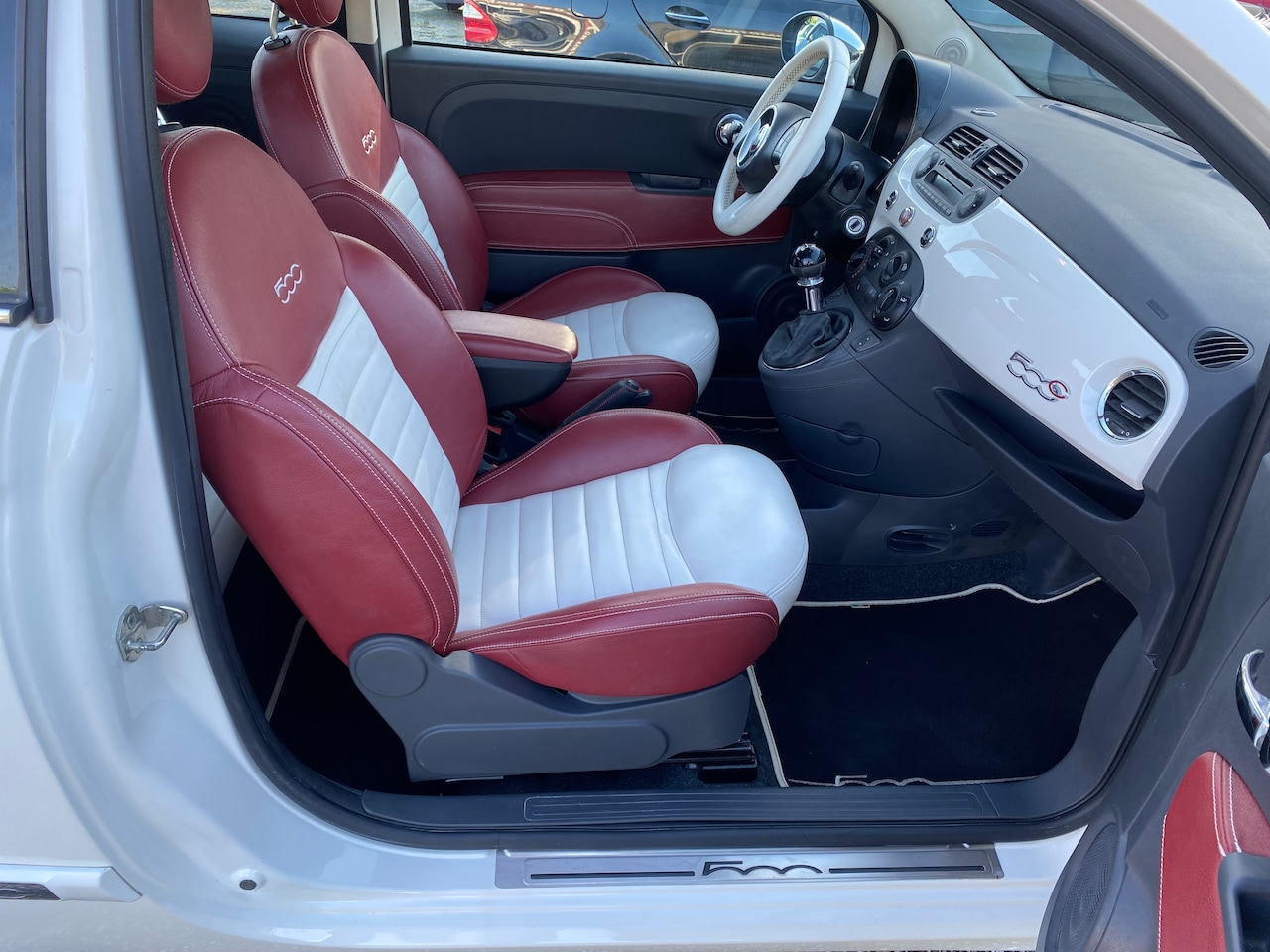 Fiat 500 C - 1.2 Lounge SPEC. LEDEREN BEKLEDING EN HEEL VEEL EXTRA'S