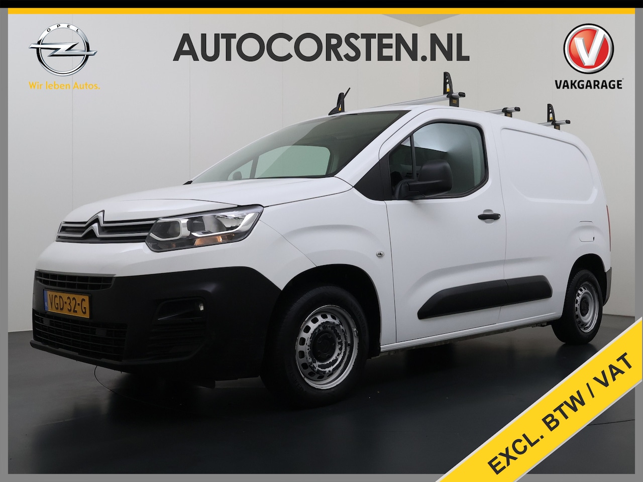 Citroën Berlingo - 1.5 HDI Navi* Laadruimte-Airco Trekhaak Apple Carplay Android Auto Cruise Control Pdc Club - AutoWereld.nl