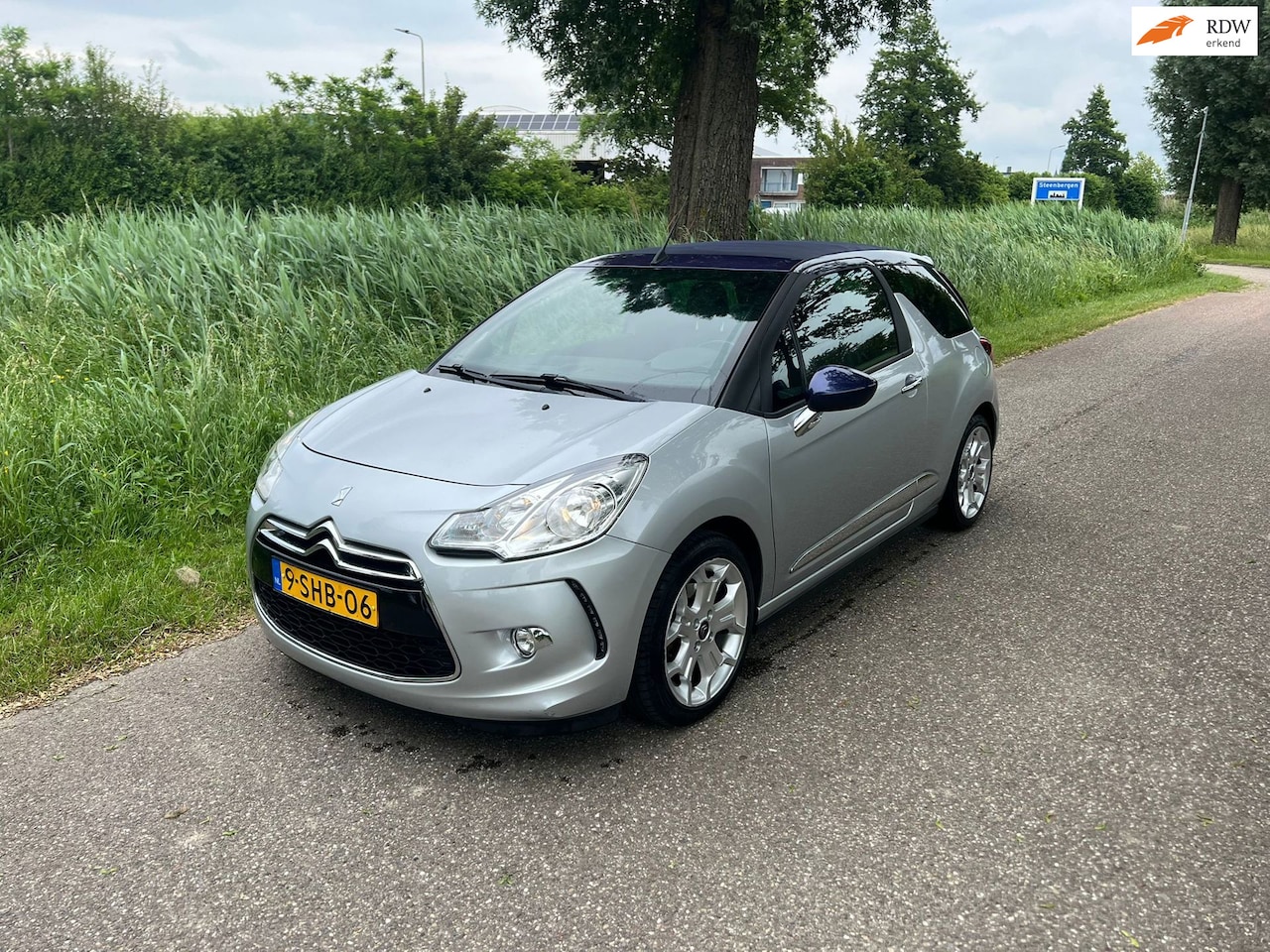 Citroën DS3 Cabrio - 1.6 THP Sport Chic Airco Cruise Navi Leder Bekleding - AutoWereld.nl