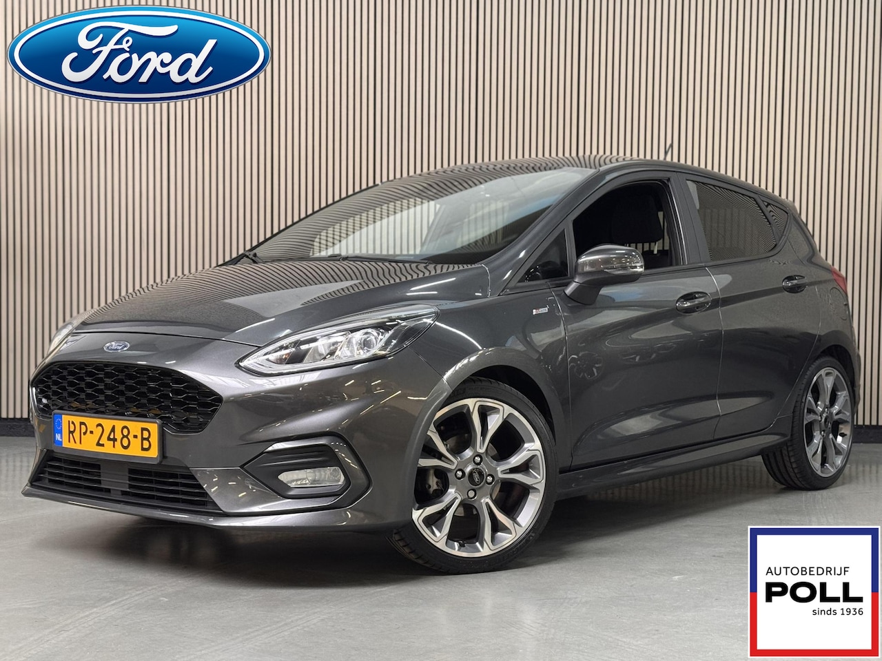 Ford Fiesta - 100pk EcoBoost ST-Line Navi Climat Cruise 18"LM Voorruitverwarming 5drs Dealeronderhouden - AutoWereld.nl