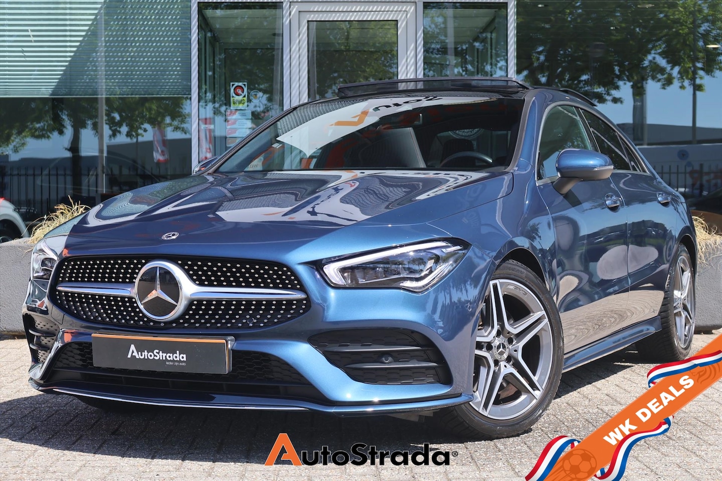 Mercedes-Benz CLA-Klasse - Coupé 200 AMG-LINE 163pk I Pano I Sfeerverlichting I Navi I Memory I Stoelverwarming | ACC - AutoWereld.nl