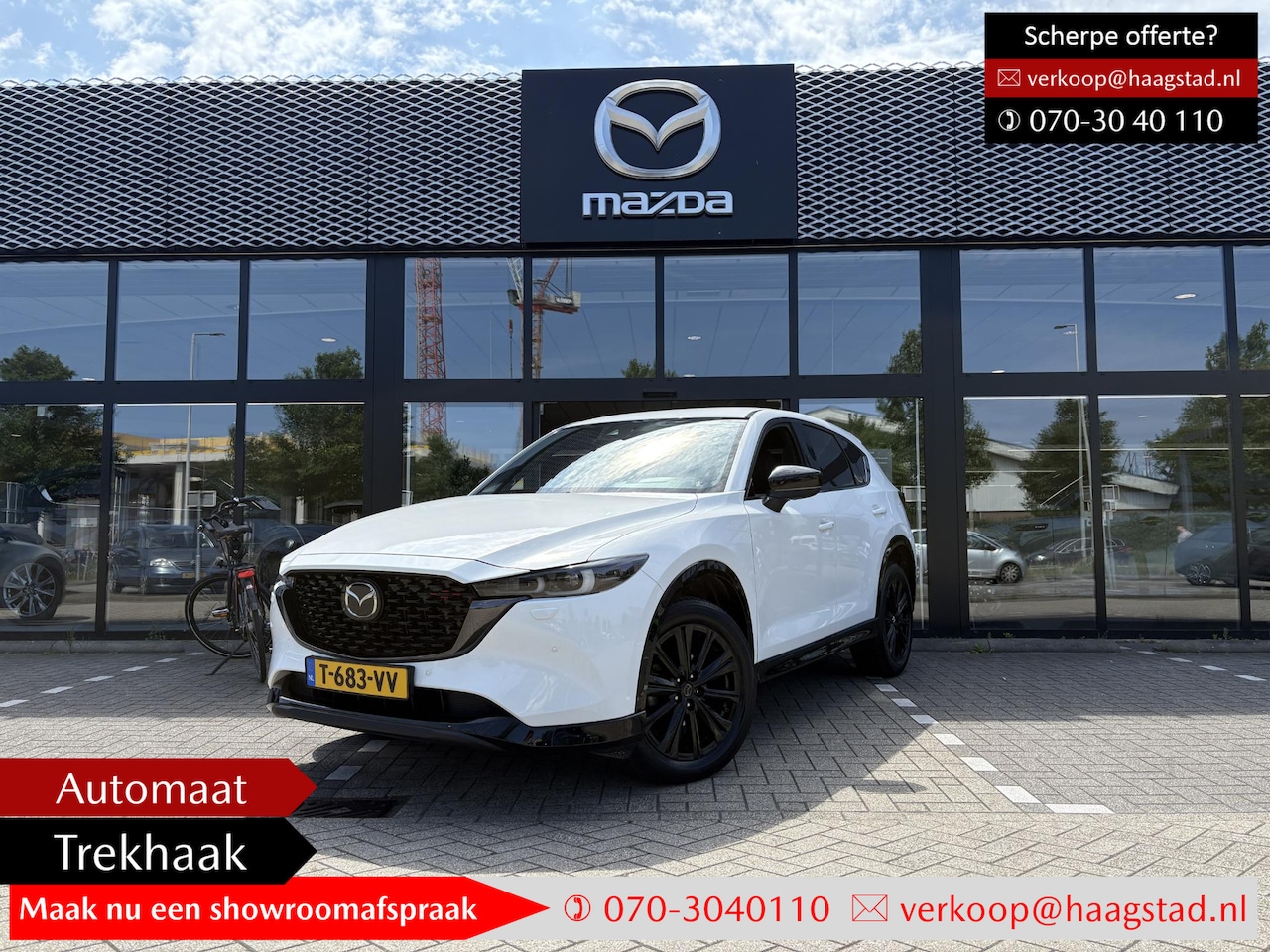 Mazda CX-5 - 2.0 e-SkyActiv-G M Hybrid 165 Homura Dealer onderhouden / 1e eigenaar / Trekhaak - AutoWereld.nl