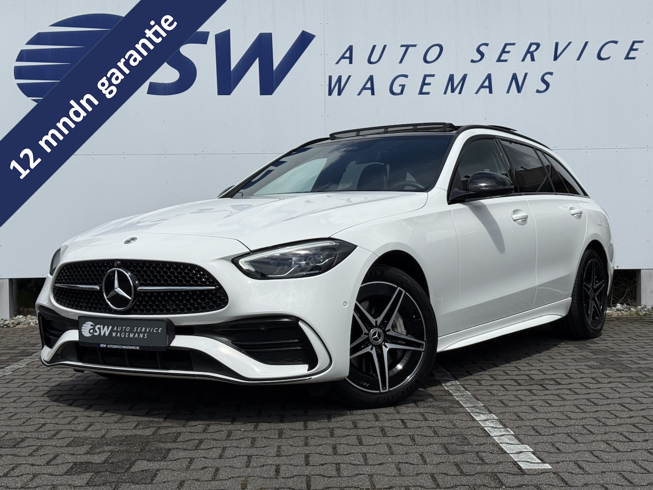 Mercedes-Benz C-klasse Estate - 300 e AMG Line | Pano | Trekhaak | Distronic | Memory | 360* Camera - AutoWereld.nl