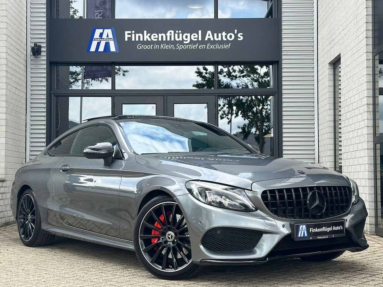 Mercedes-Benz C-klasse Coupé - 200 AMG-line F1 |Pano |Burmester |Navi |19 inch | - AutoWereld.nl
