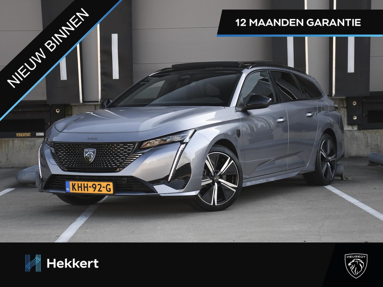 Peugeot 308 SW - GT 1.6 Plug-in Hybrid 225pk Automaat PANO | 18''LM | ADAPT. CC | DODE HOEK | STANDKACHEL | - AutoWereld.nl