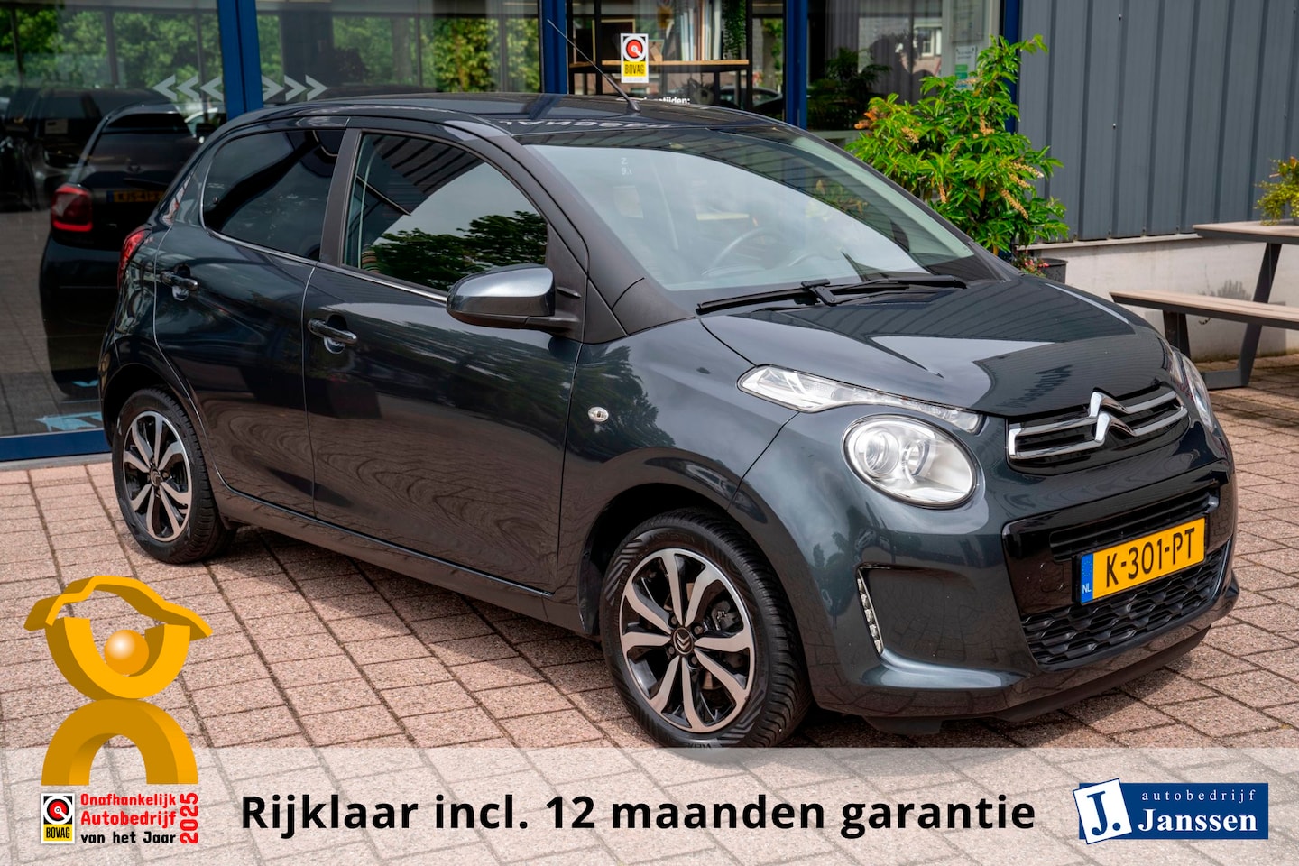 Citroën C1 - 1.0 VTi Shine 5 Drs|Prijs rijklaar incl 12 mnd garantie| Clima Camera Navi via Carplay Lmv - AutoWereld.nl